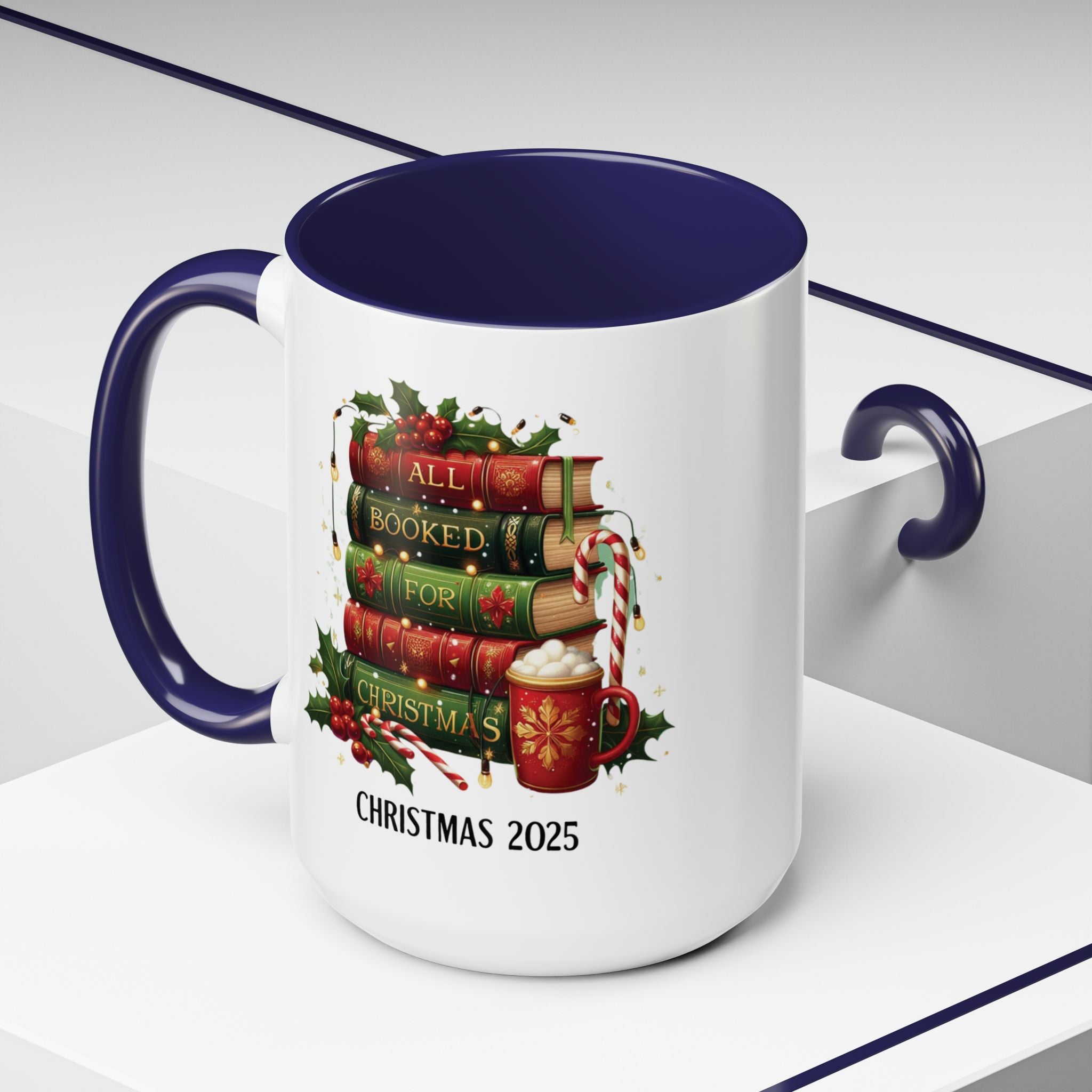 All Booked for Christmas Mug – Christmas 2025 Edition - Saunni Bee - Christmas