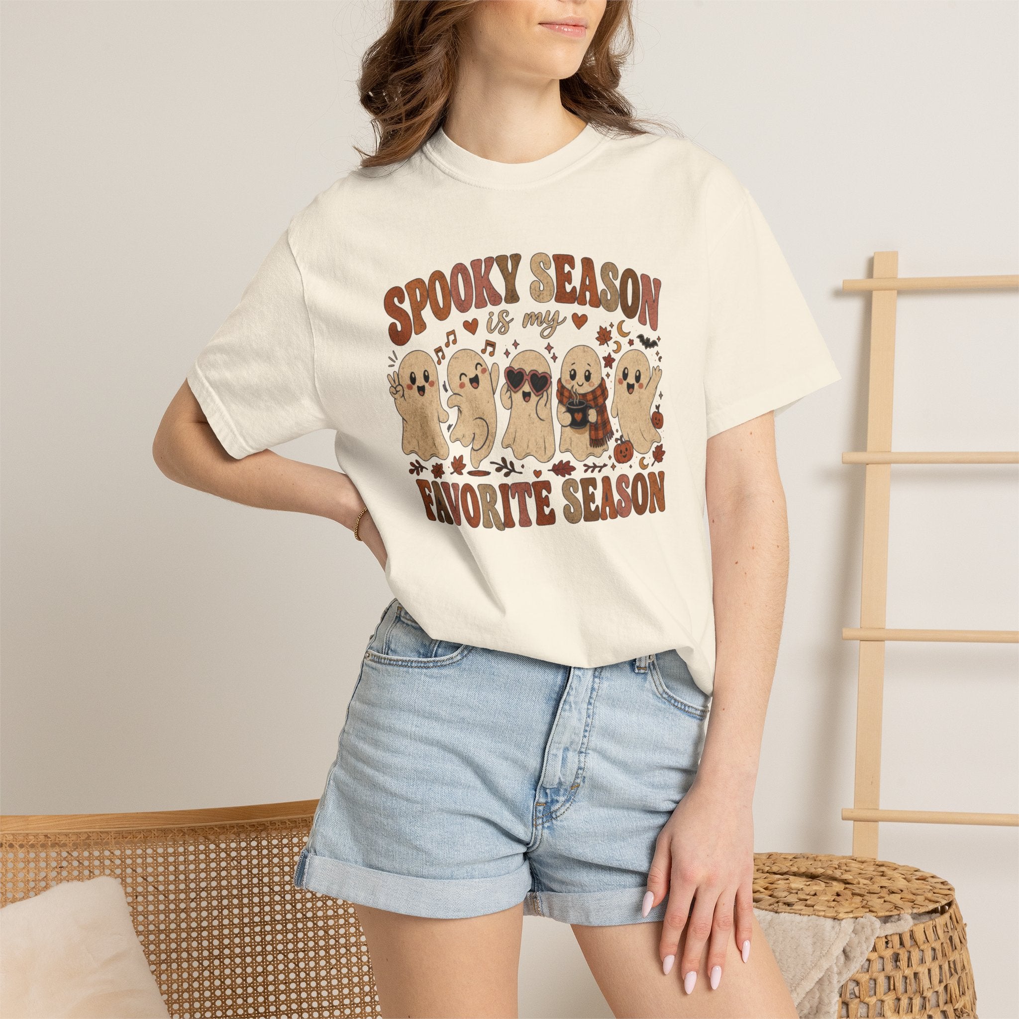 Spooky Season Is My Favorite Season Cute Halloween T- Shirt