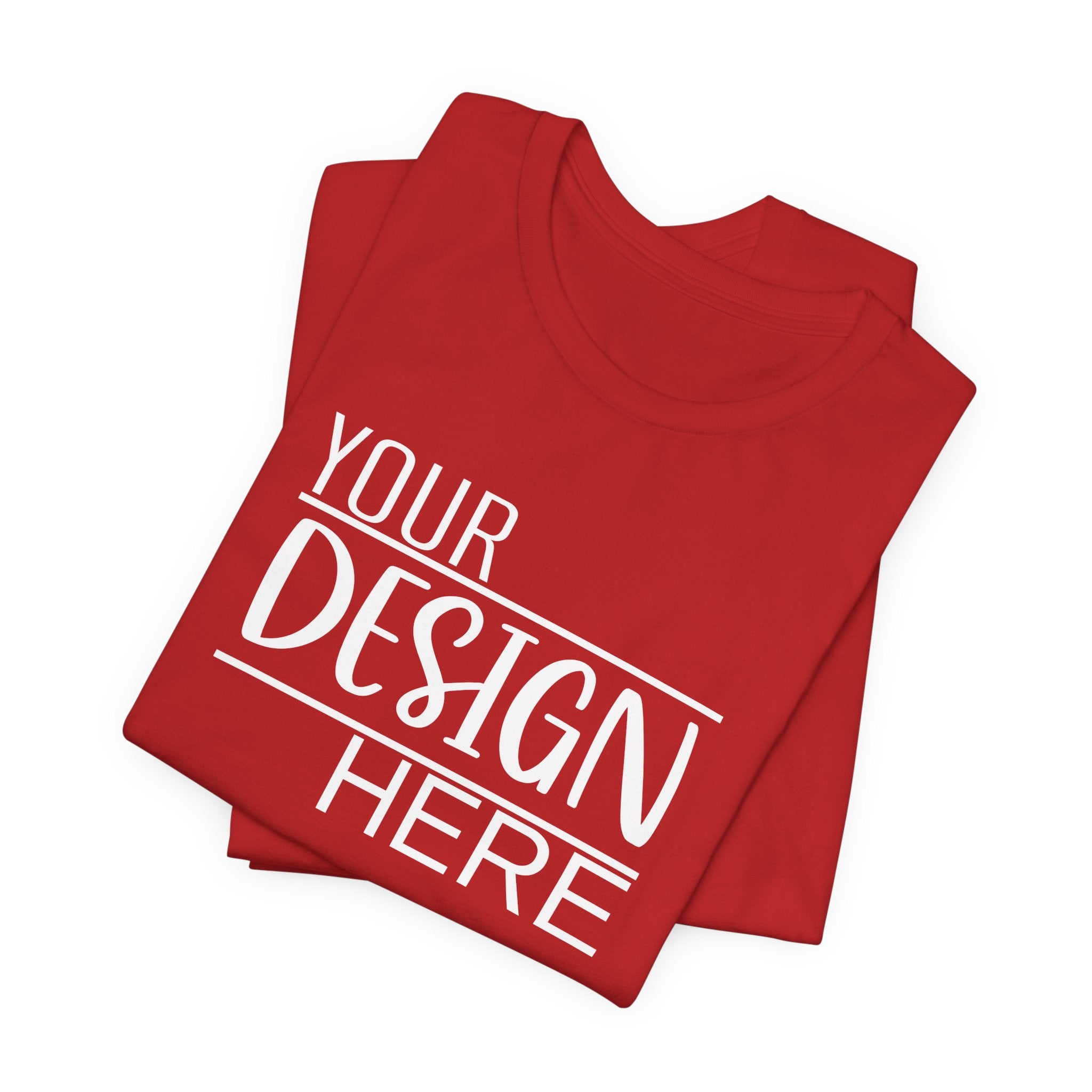 Classic 'Your Design Here' Short Sleeve Tee