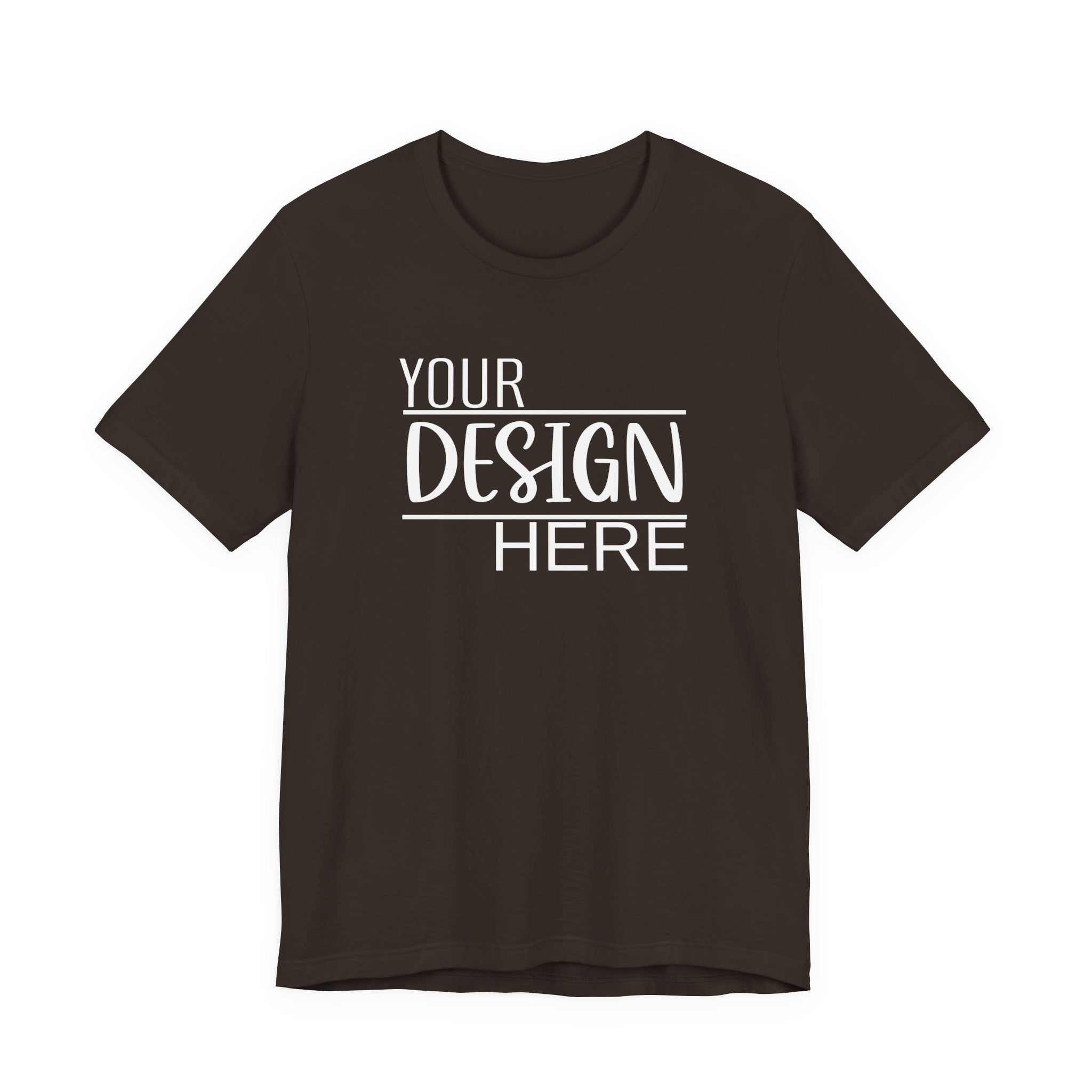 Classic 'Your Design Here' Short Sleeve Tee