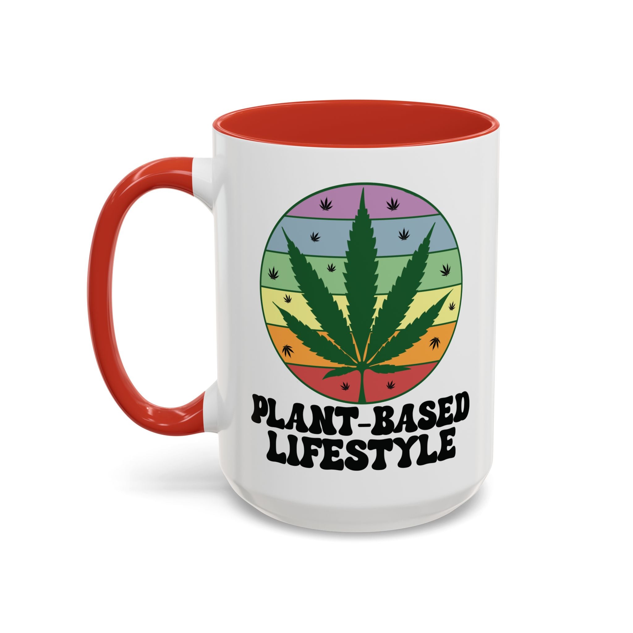 Plant-Based Lifestyle Retro Weed Pun Mug