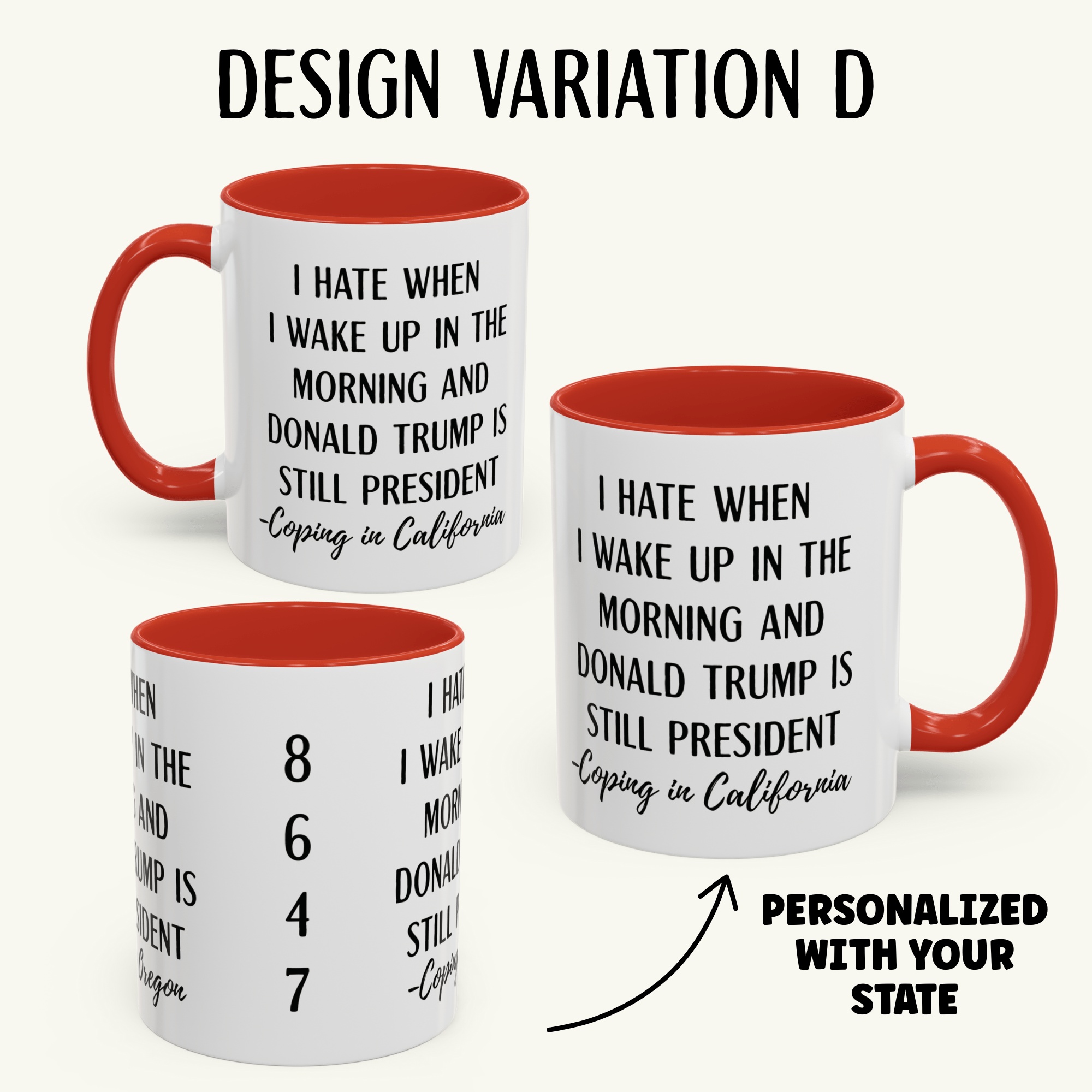 Anti - Trump Mug for Liberals - Saunni Bee - Political Humor
