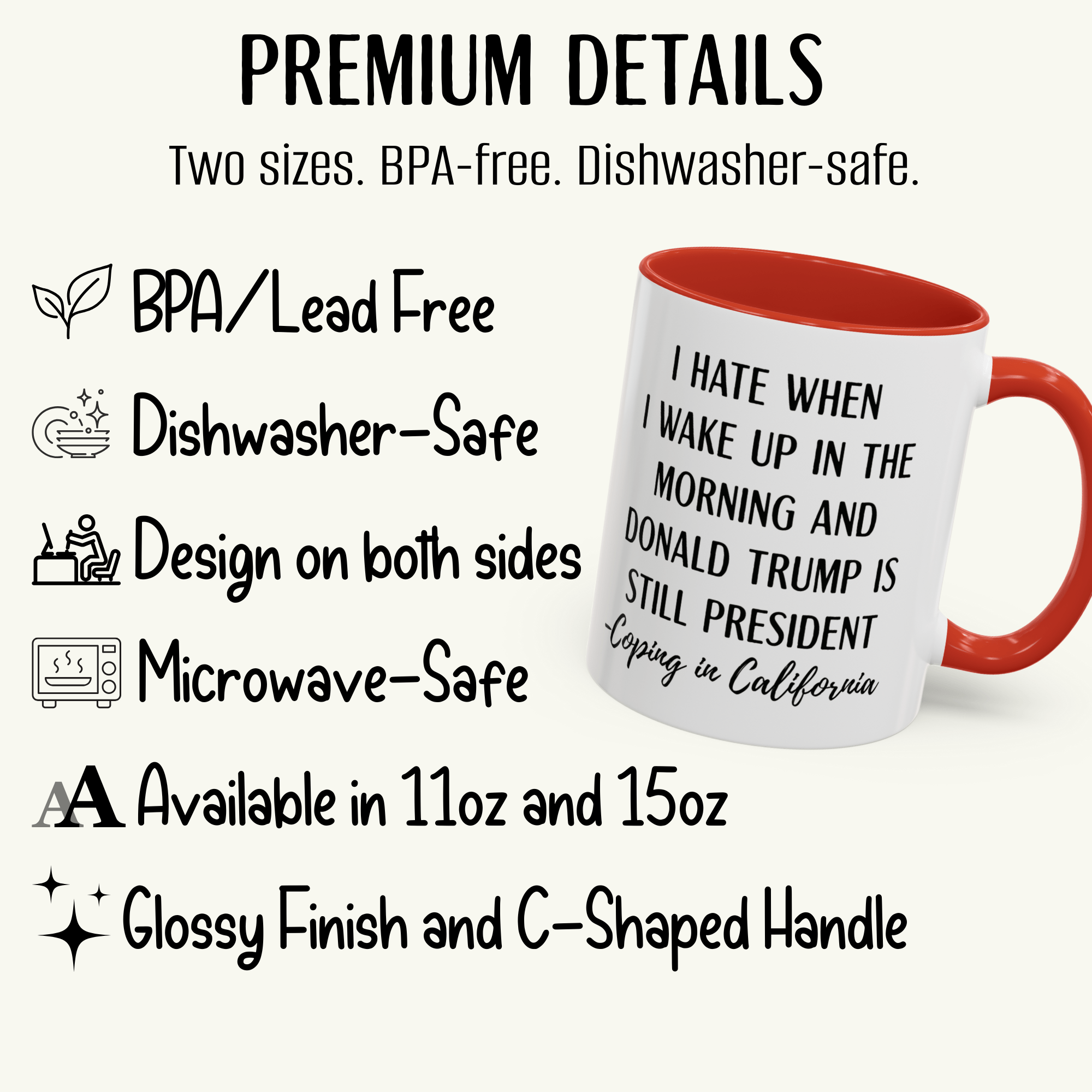 Anti - Trump Mug for Liberals - Saunni Bee - Political Humor