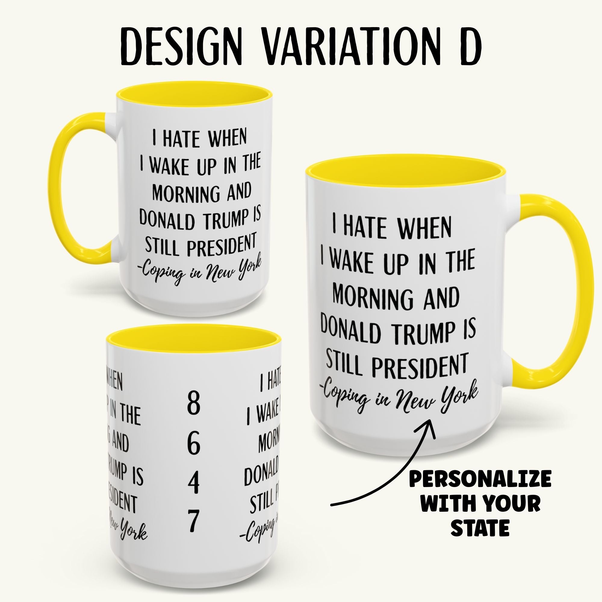 Anti - Trump Mug for Liberals - Saunni Bee - Political Humor