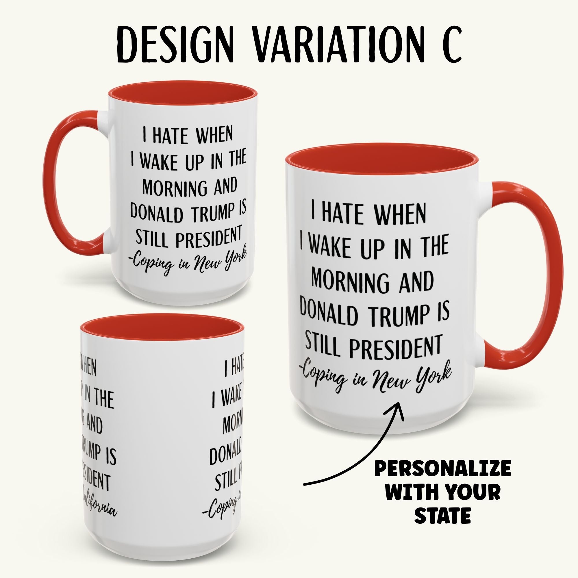 Anti - Trump Mug for Liberals - Saunni Bee - Political Humor