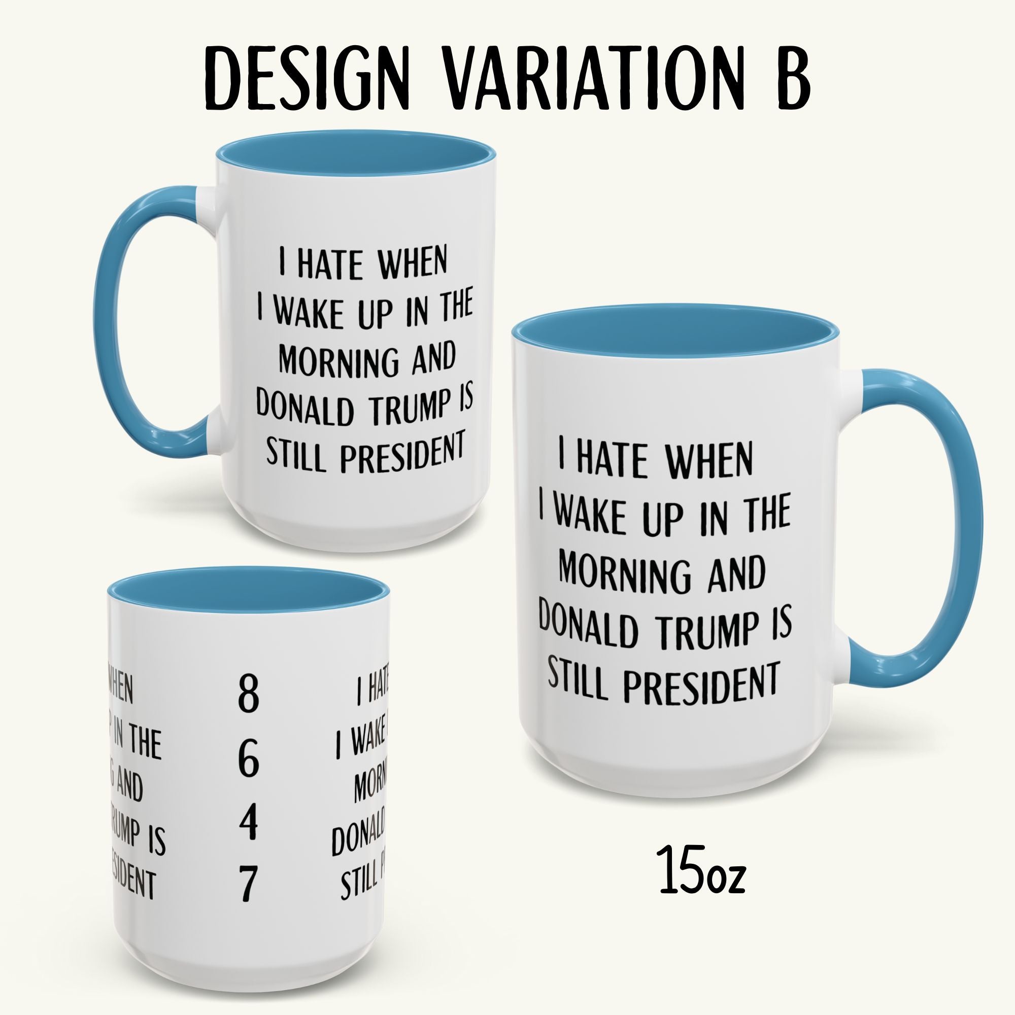 Anti - Trump Mug for Liberals - Saunni Bee - Political Humor