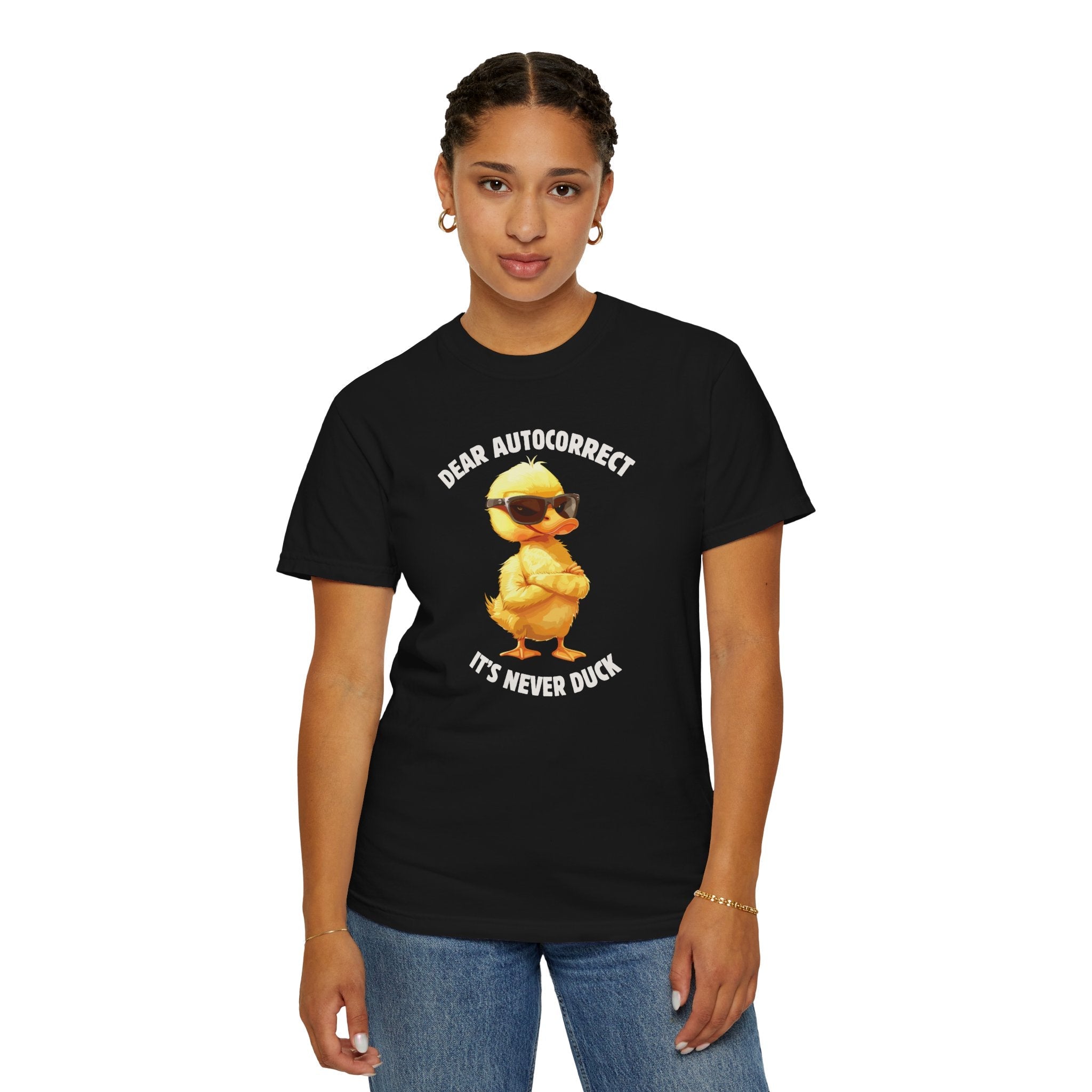 Auto - Correct: It’s Never Duck T-Shirt - Saunni Bee - Meme This