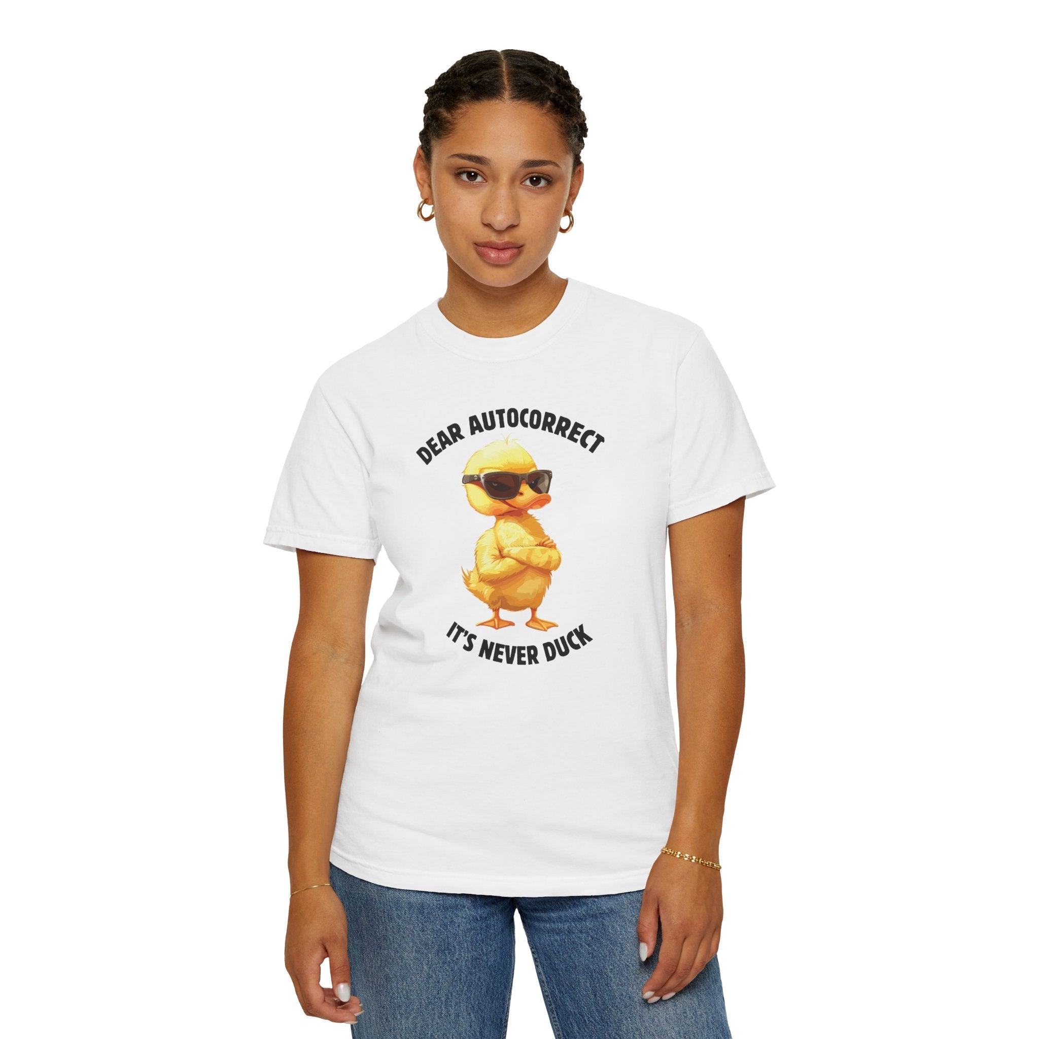 Auto - Correct: It’s Never Duck T-Shirt - Saunni Bee - Meme This
