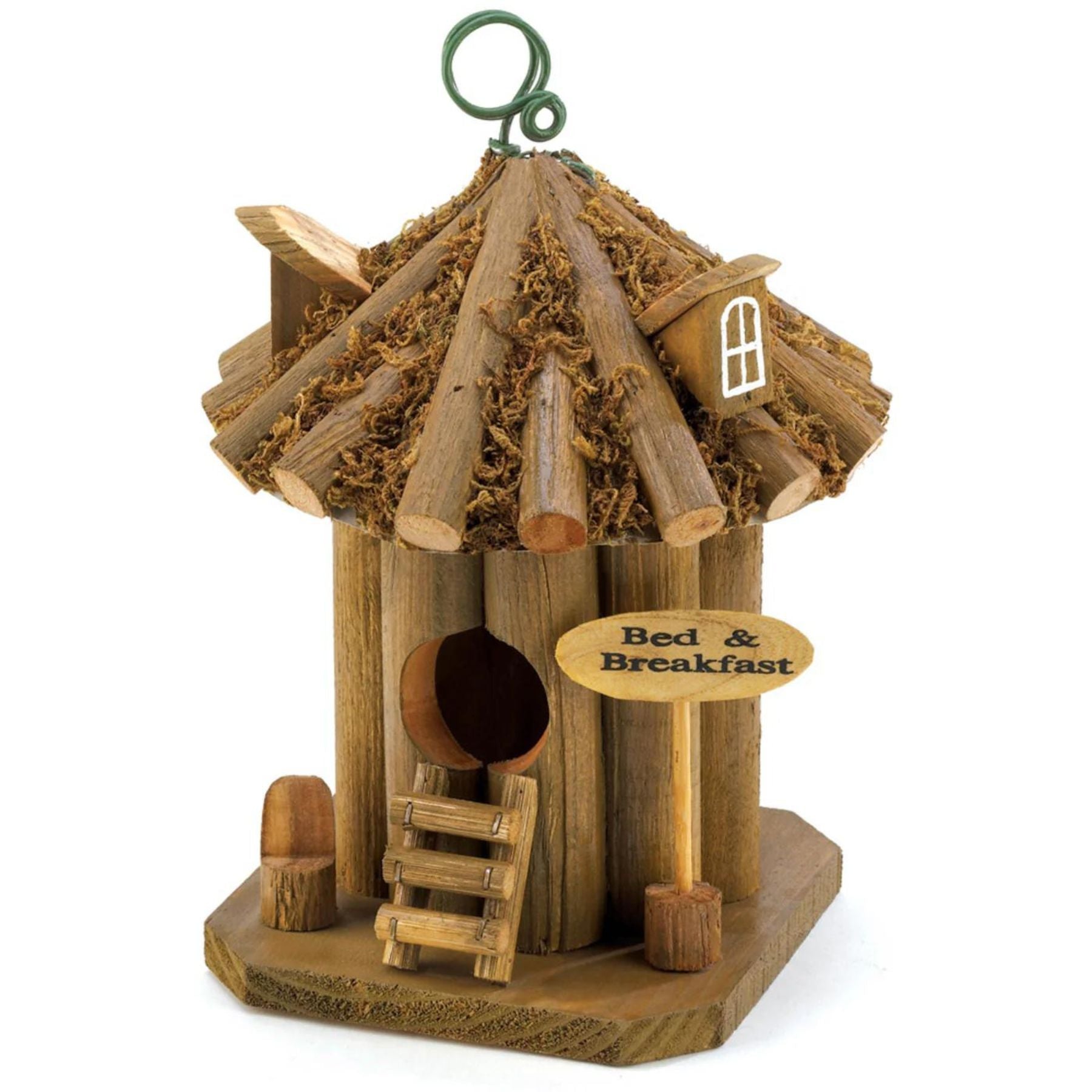 Bed and Breakfast Wood Birdhouse - Saunni Bee - Birdhouse