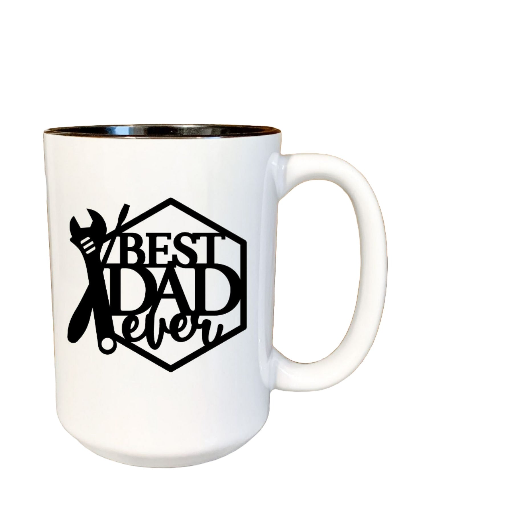 Best Dad Ever Ceramic Gift Mug - Saunni Bee - Mugs