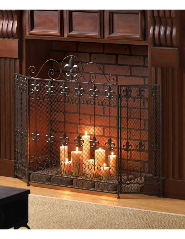 French Revival Fireplace Screen
