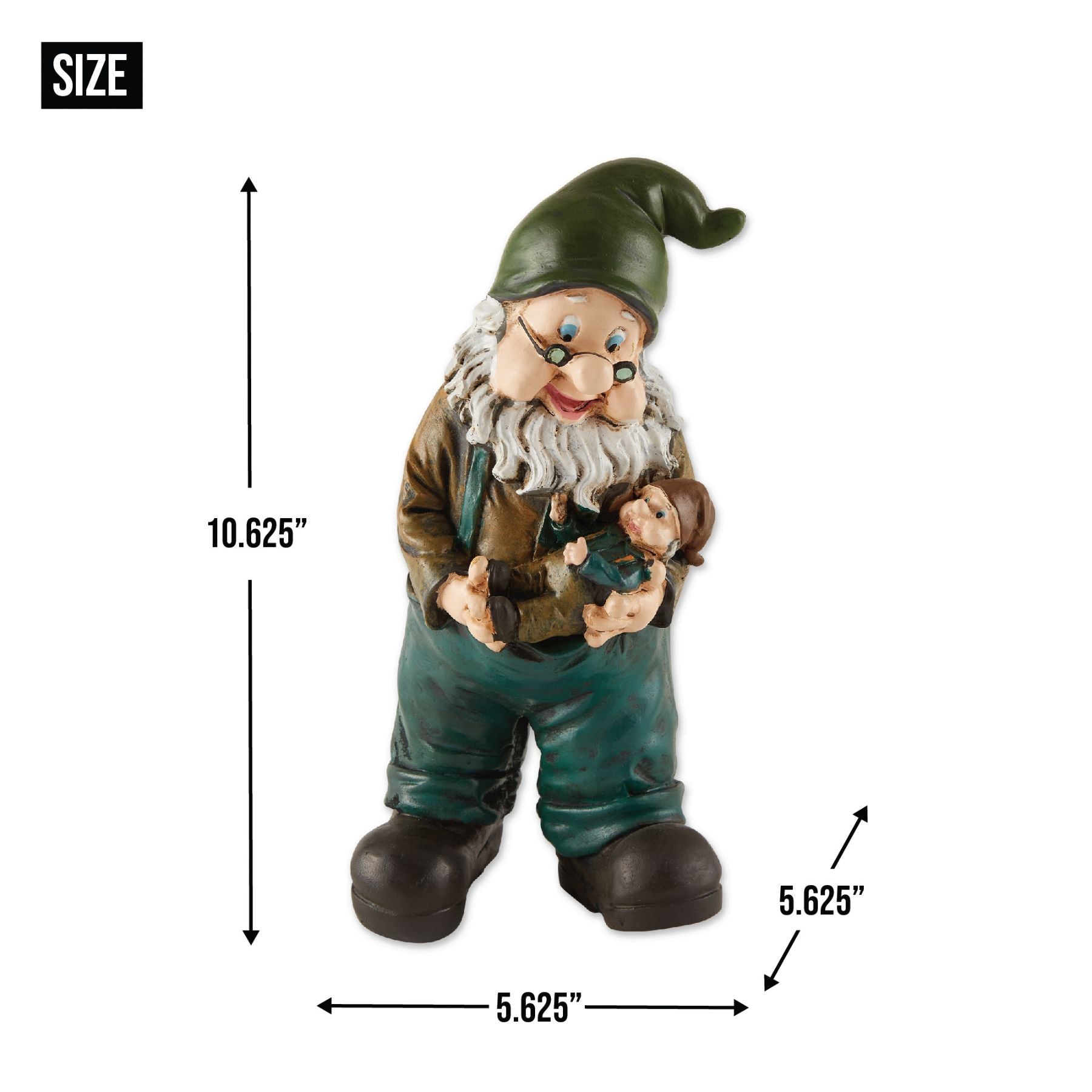 Grandpa Garden Gnome - Saunni Bee - Sculptures & Statues