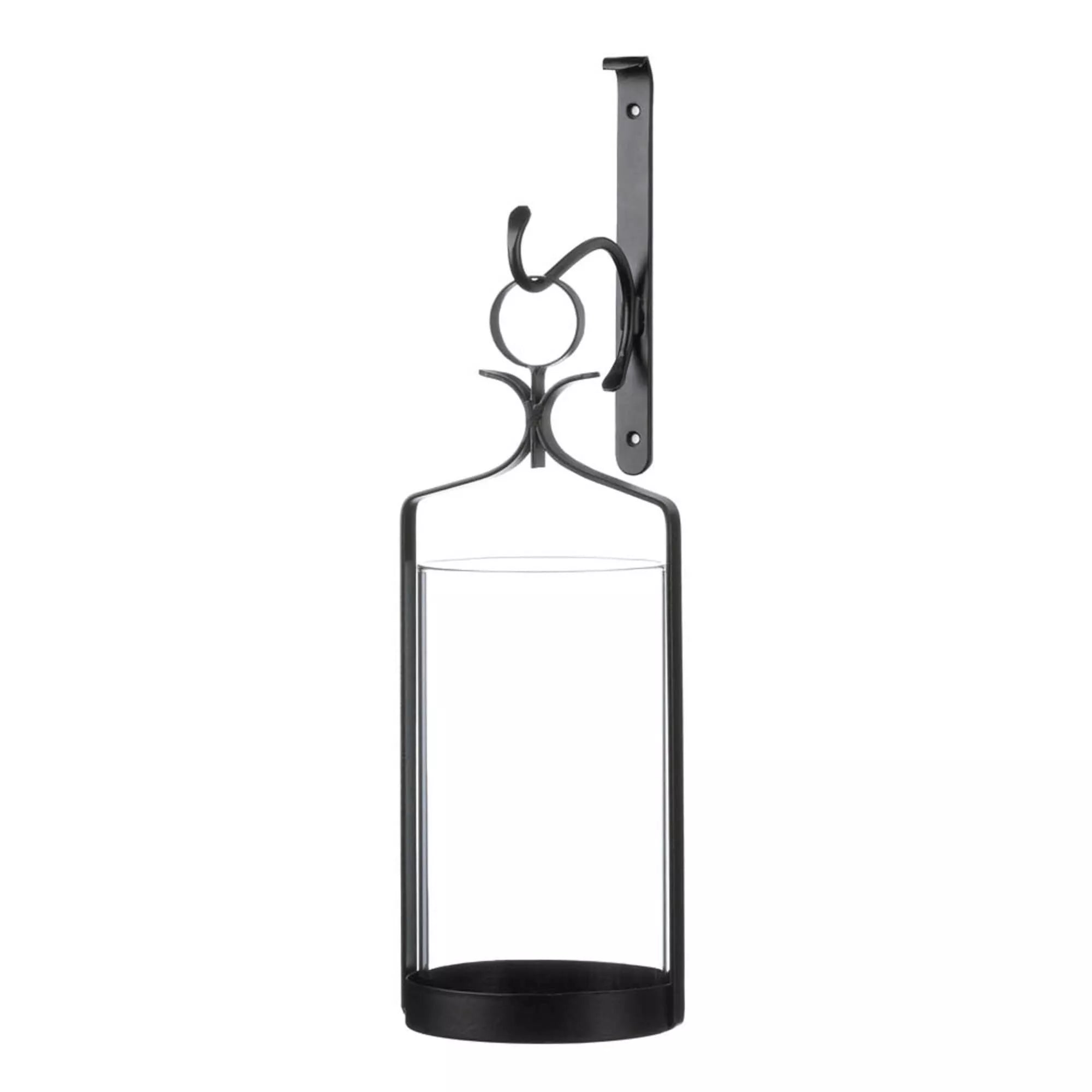 Hanging Hurricane Glass Wall Sconce - Saunni Bee - Wall Candle Sconce