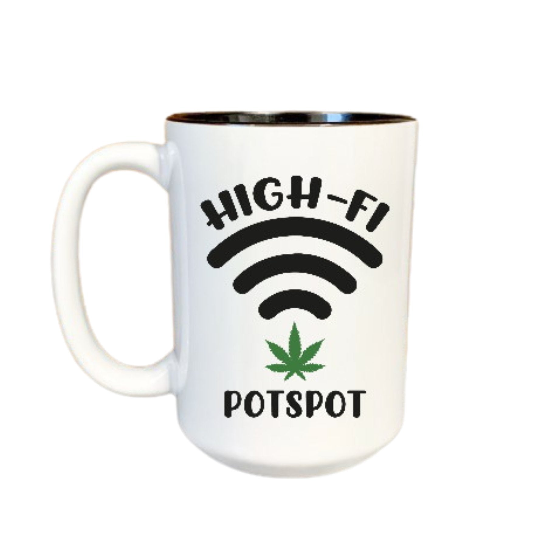 Hi-Fi Potspot Marijuana Pun Mug - Saunni Bee - Product