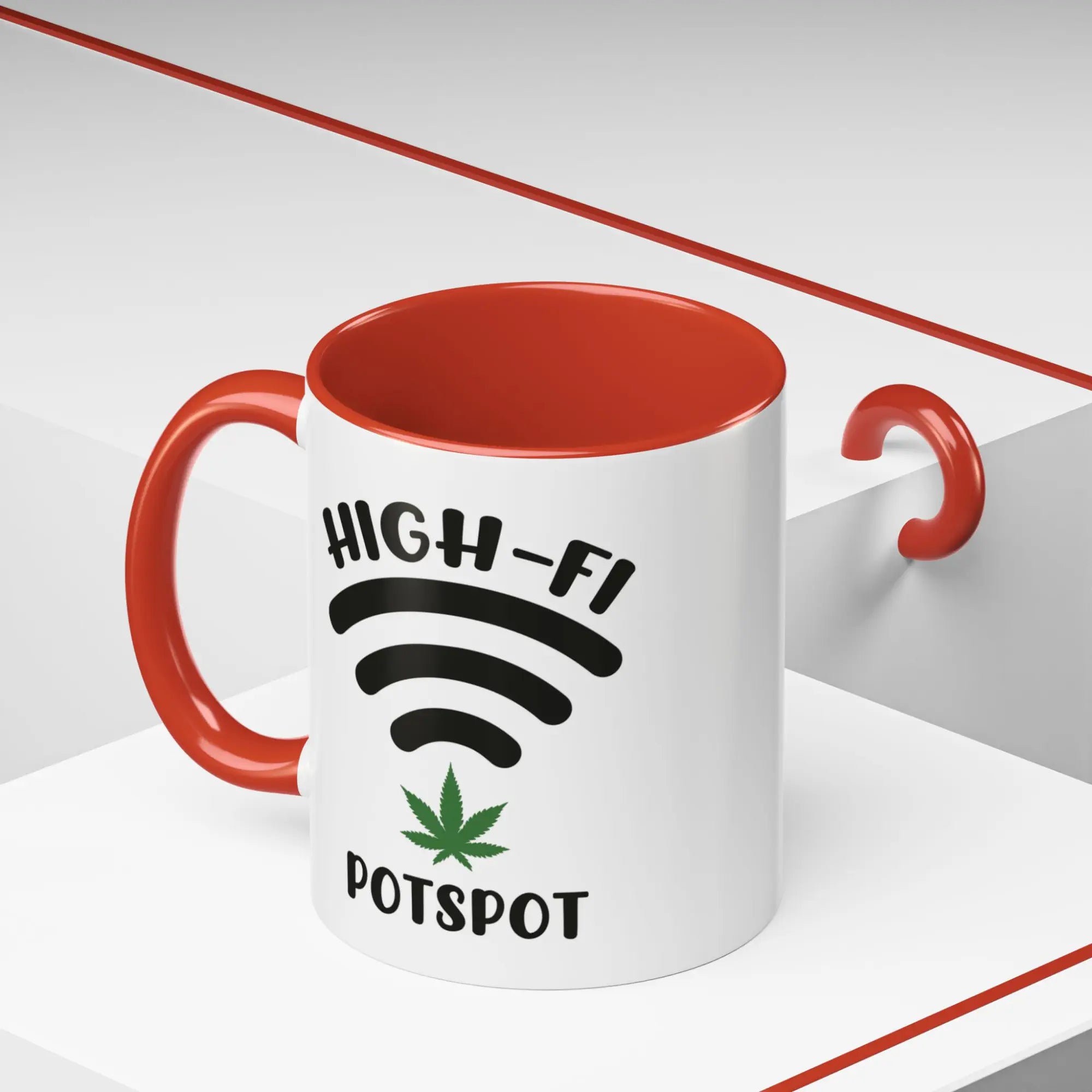 High-Fi Potspot 420-Friendly Pun Gift Mug