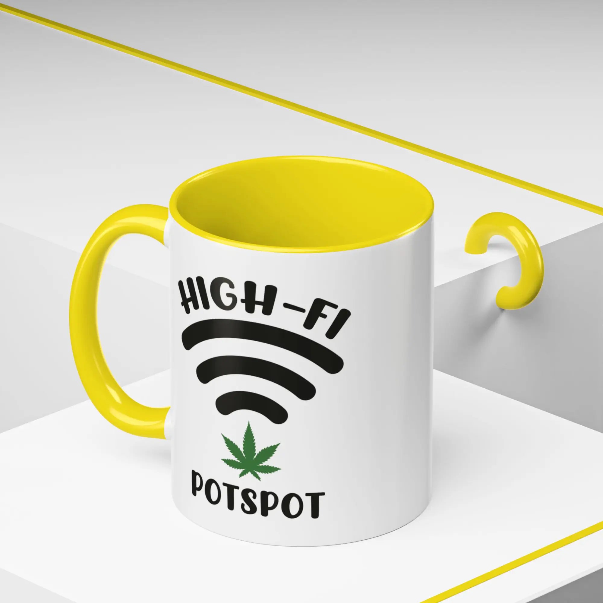 High-Fi Potspot 420-Friendly Pun Gift Mug
