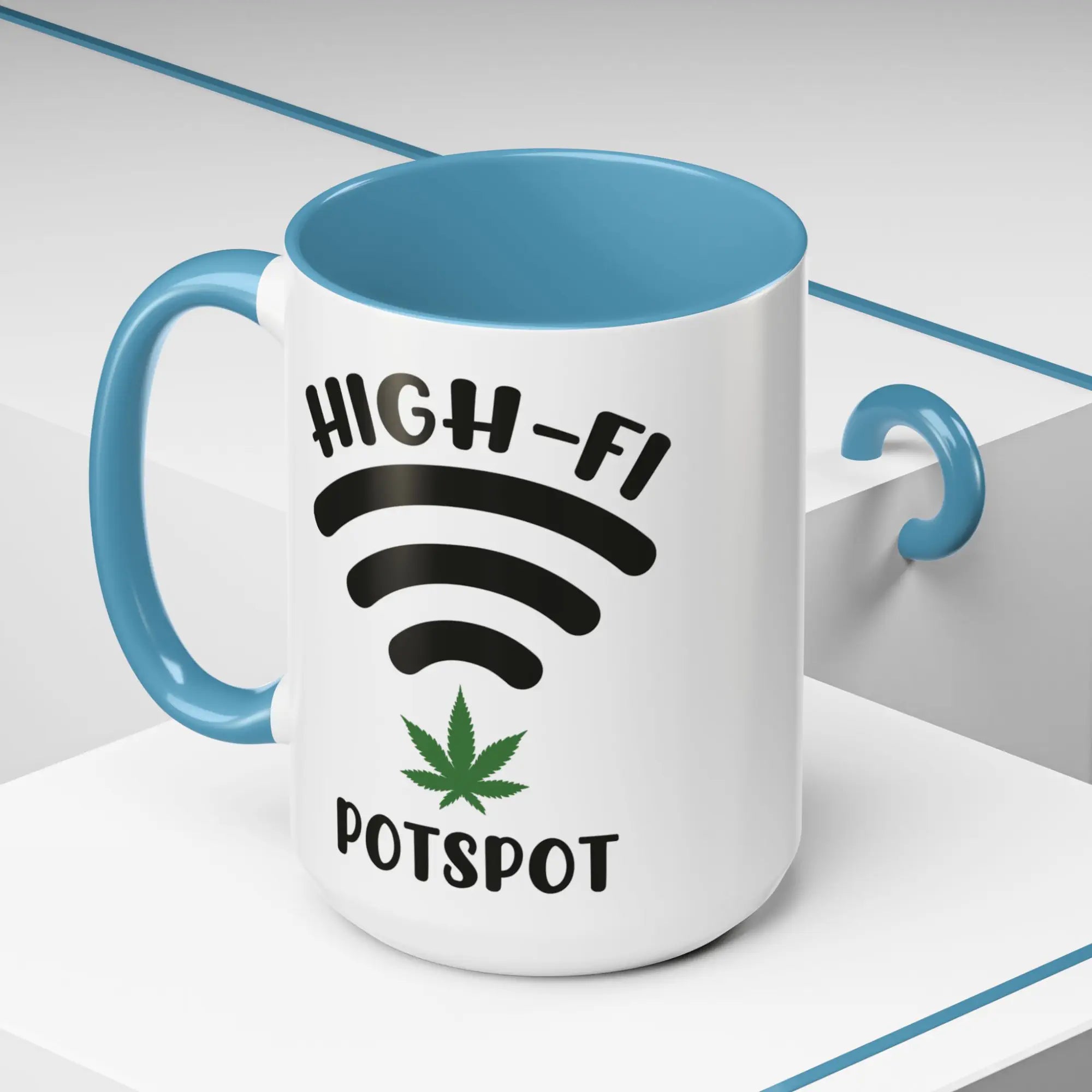 High-Fi Potspot 420-Friendly Pun Gift Mug
