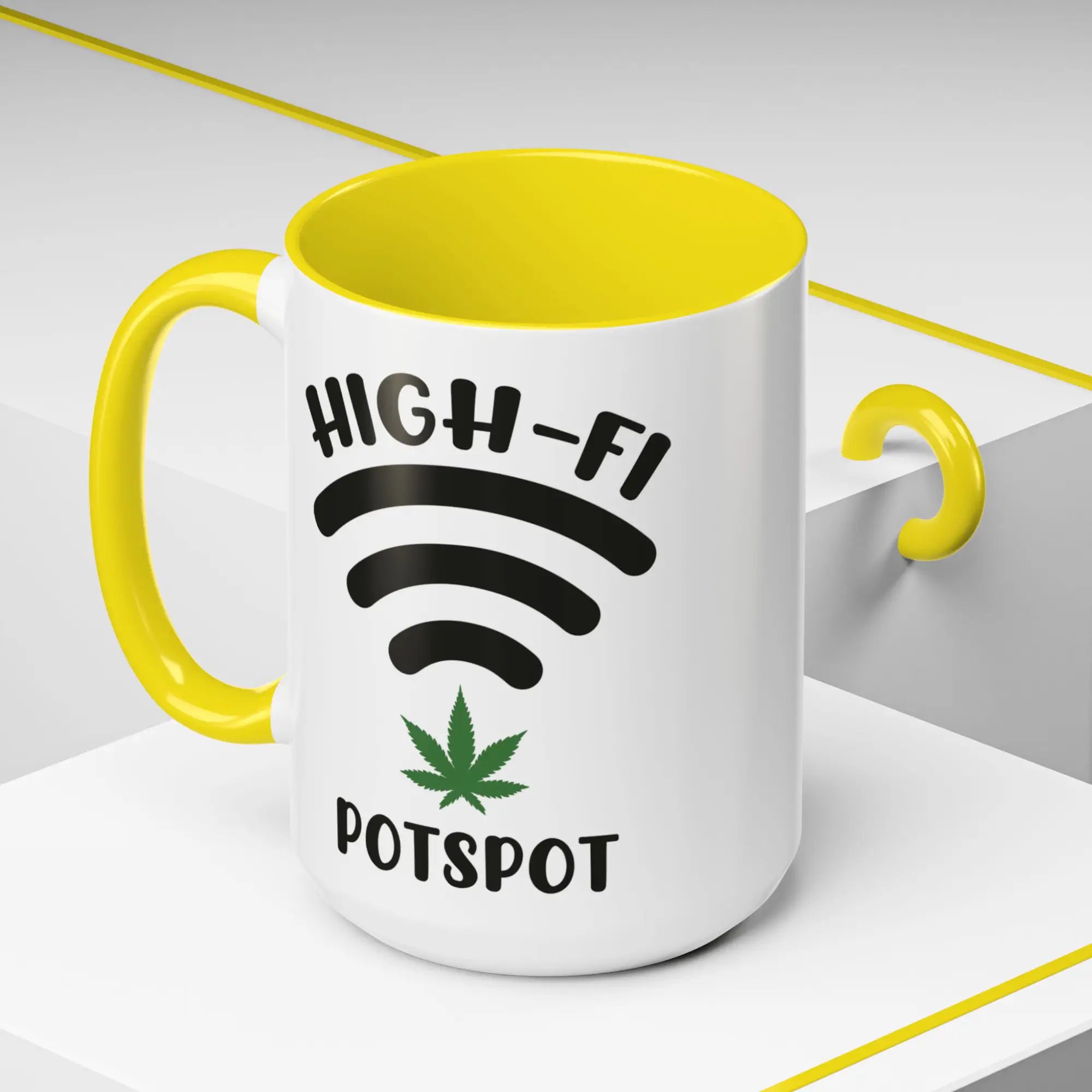 High-Fi Potspot 420-Friendly Pun Gift Mug