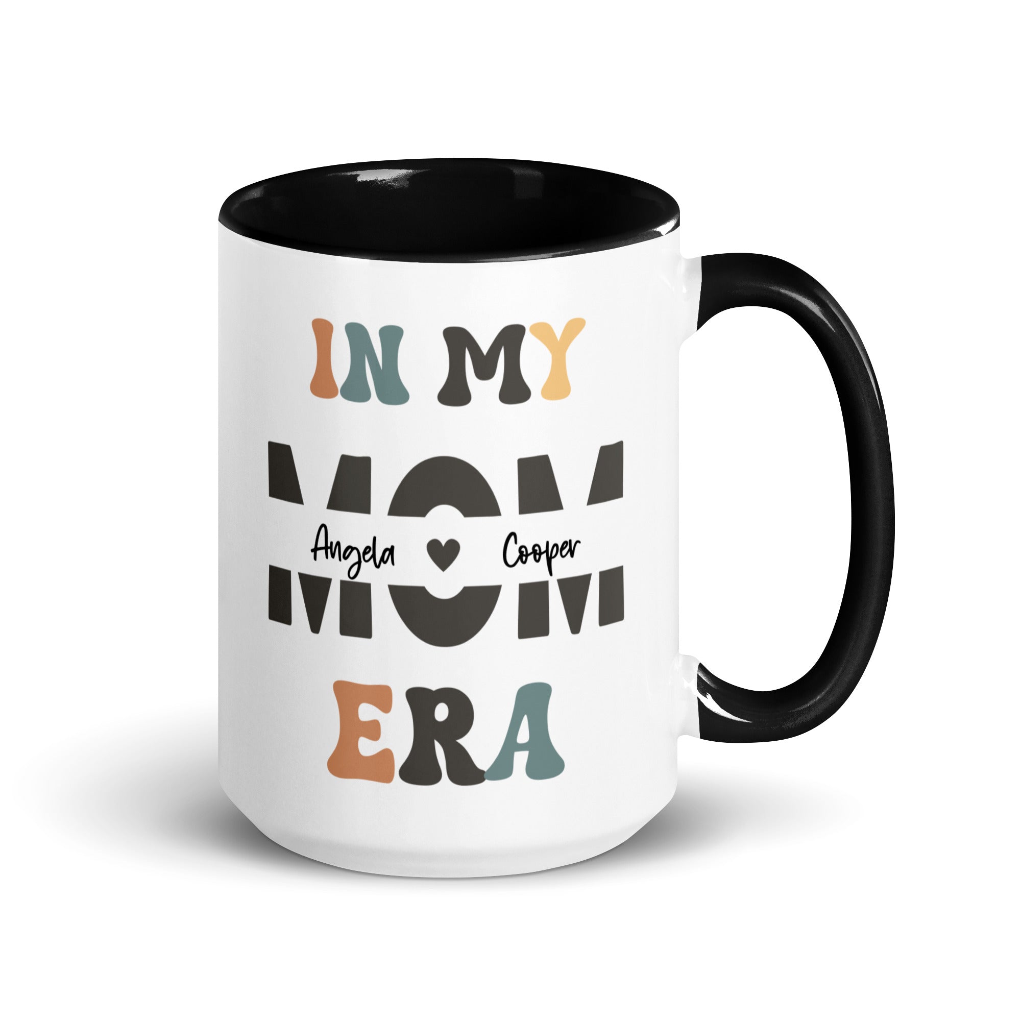 In My Mom Era Mug, Customized w/2 Kids' Names, Gift for Mom - Saunni Bee - For Mom