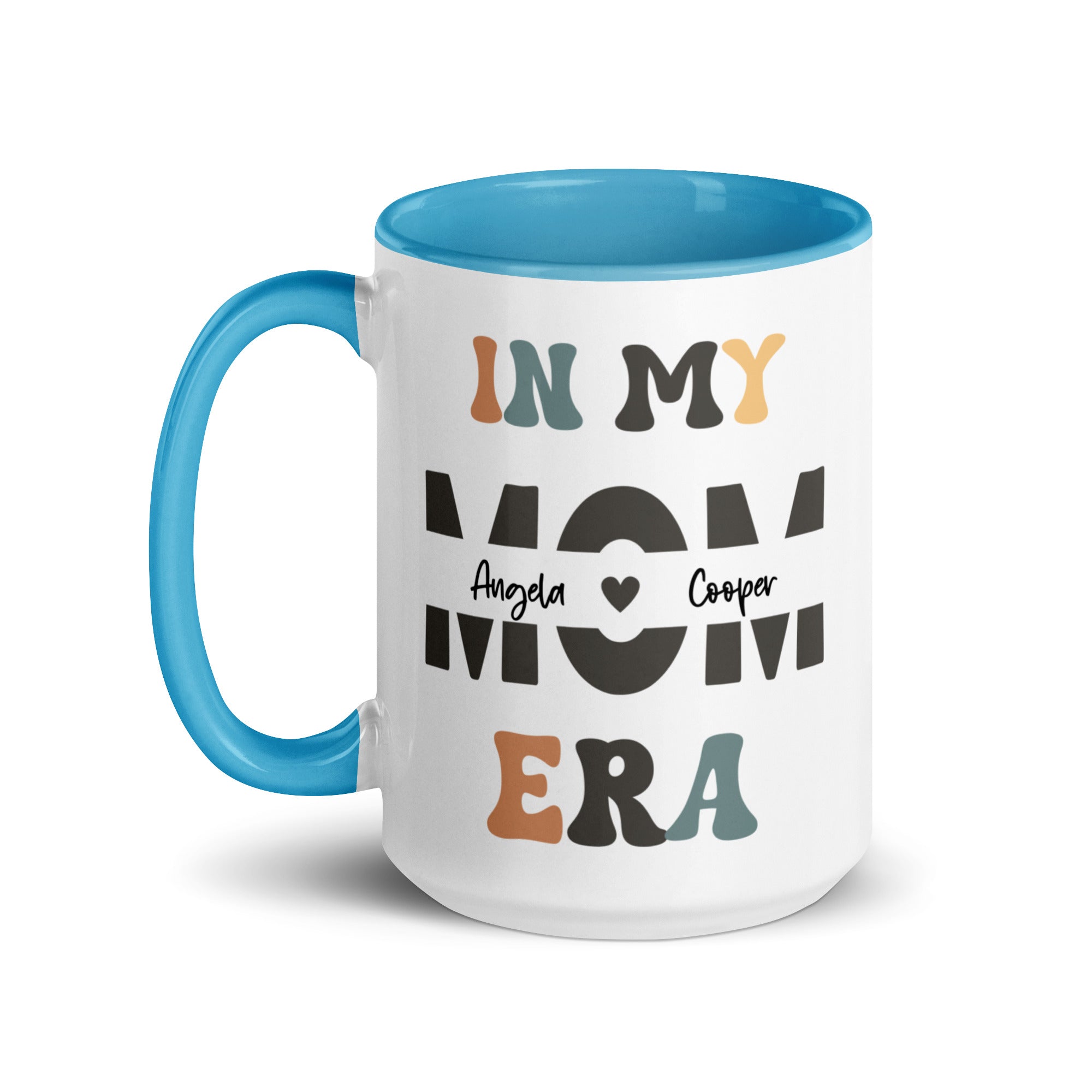 In My Mom Era Mug, Customized w/2 Kids' Names, Gift for Mom - Saunni Bee - For Mom