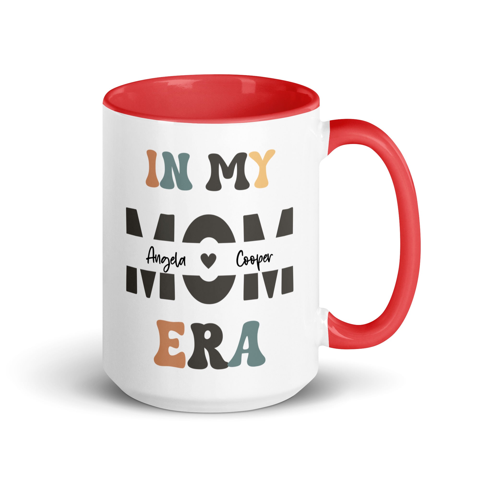 In My Mom Era Mug, Customized w/2 Kids' Names, Gift for Mom - Saunni Bee - For Mom