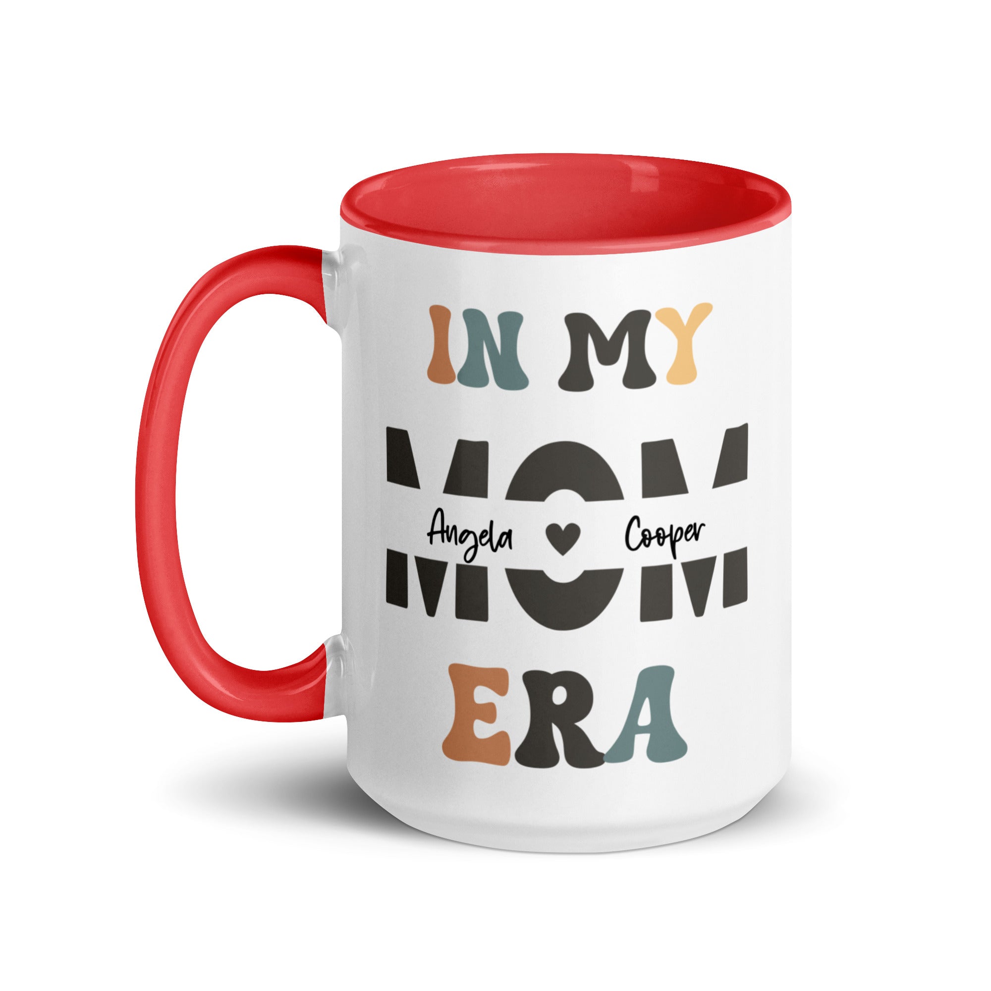In My Mom Era Mug, Customized w/2 Kids' Names, Gift for Mom - Saunni Bee - For Mom