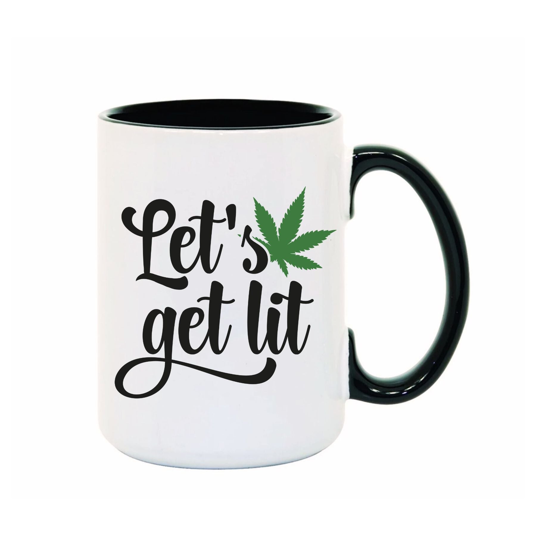 Let's Get Lit, 420-Friendly Gift Mug | Stoner Gifts - Saunni Bee - Mugs