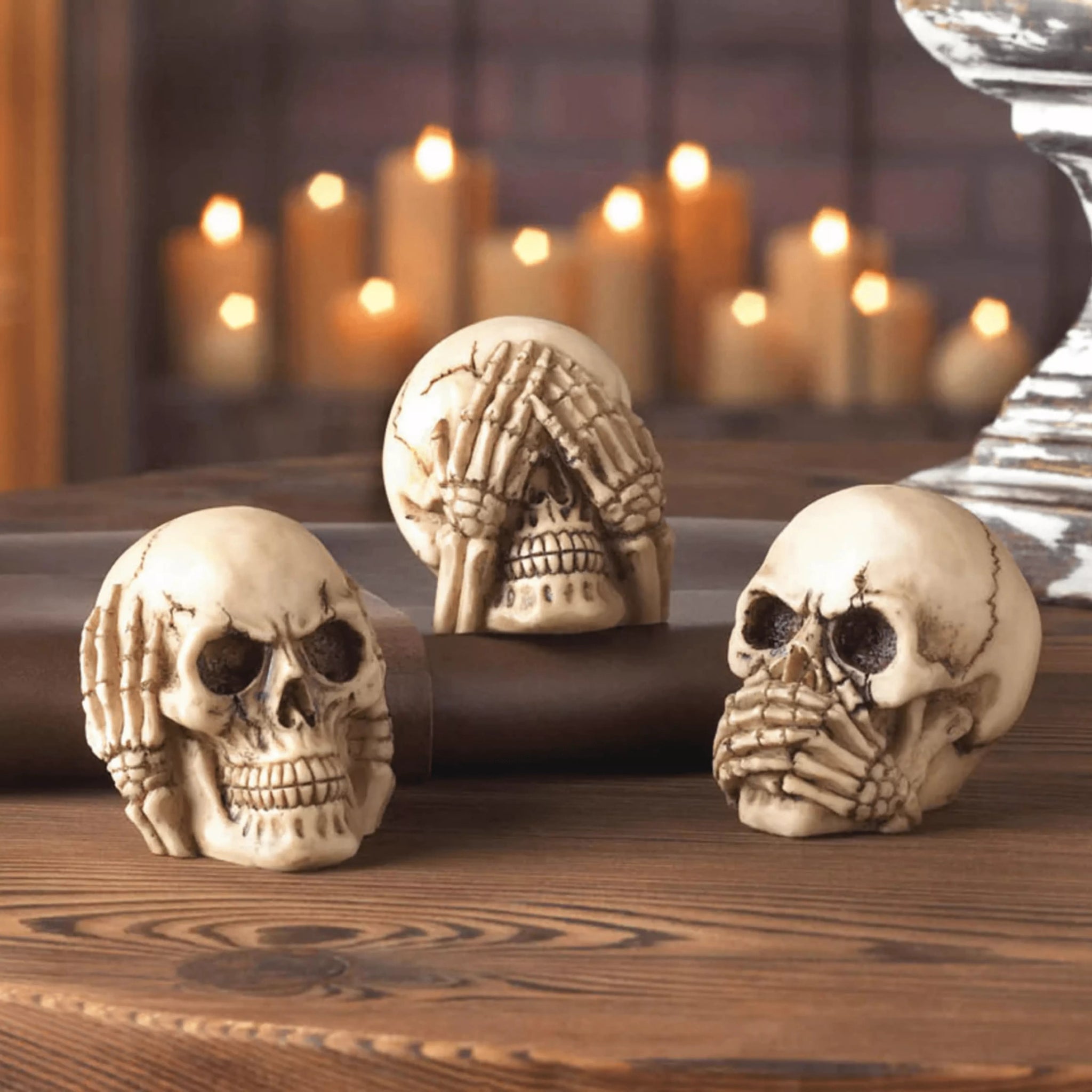 No Evil Skulls - Saunni Bee - Halloween