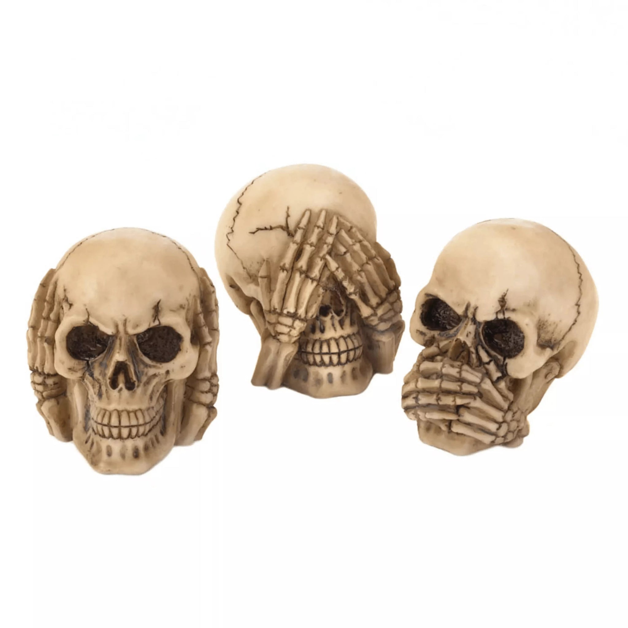No Evil Skulls - Saunni Bee - Halloween