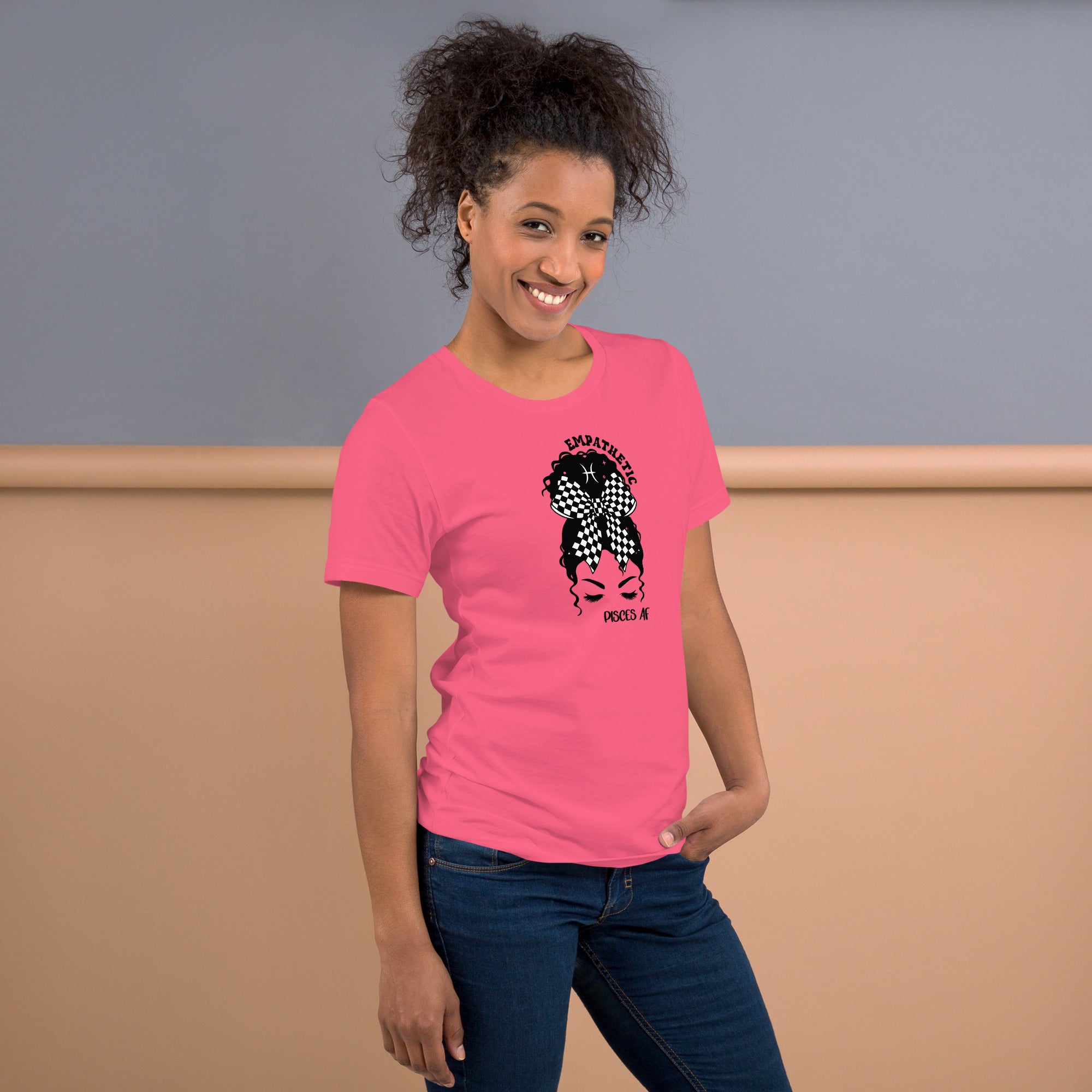 Pisces AF Unisex T-Shirt – Personalizable Zodiac Gift Idea - Saunni Bee - Zodiac
