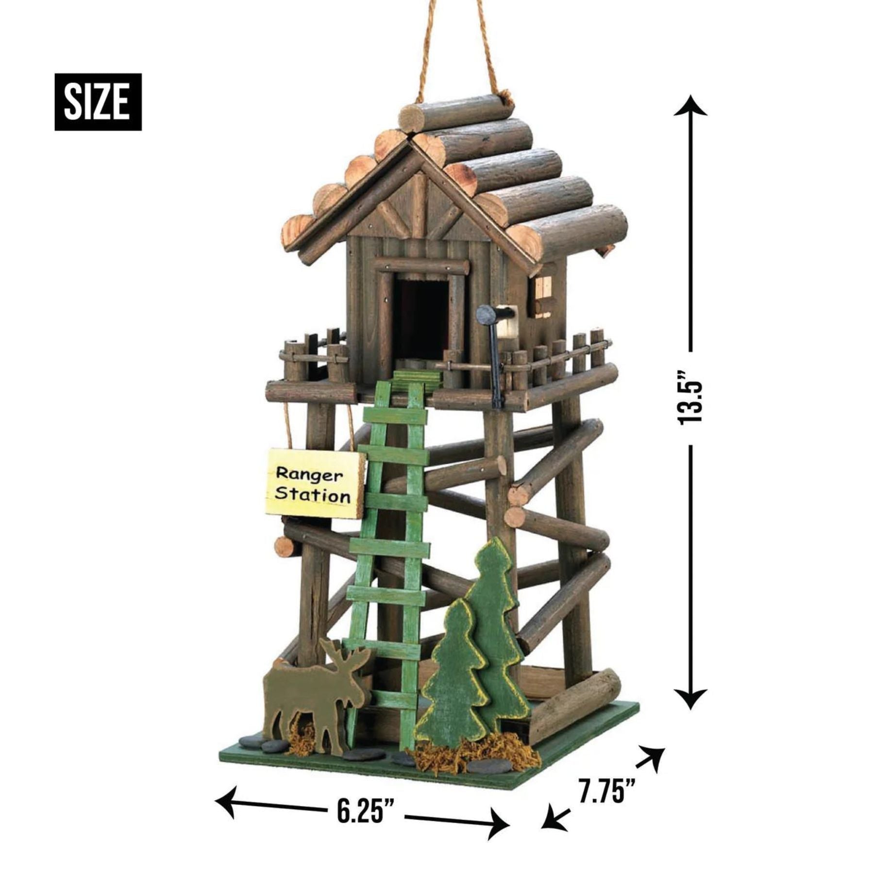 Ranger Station Birdhouse - Saunni Bee - Patio; Lawn & Garden