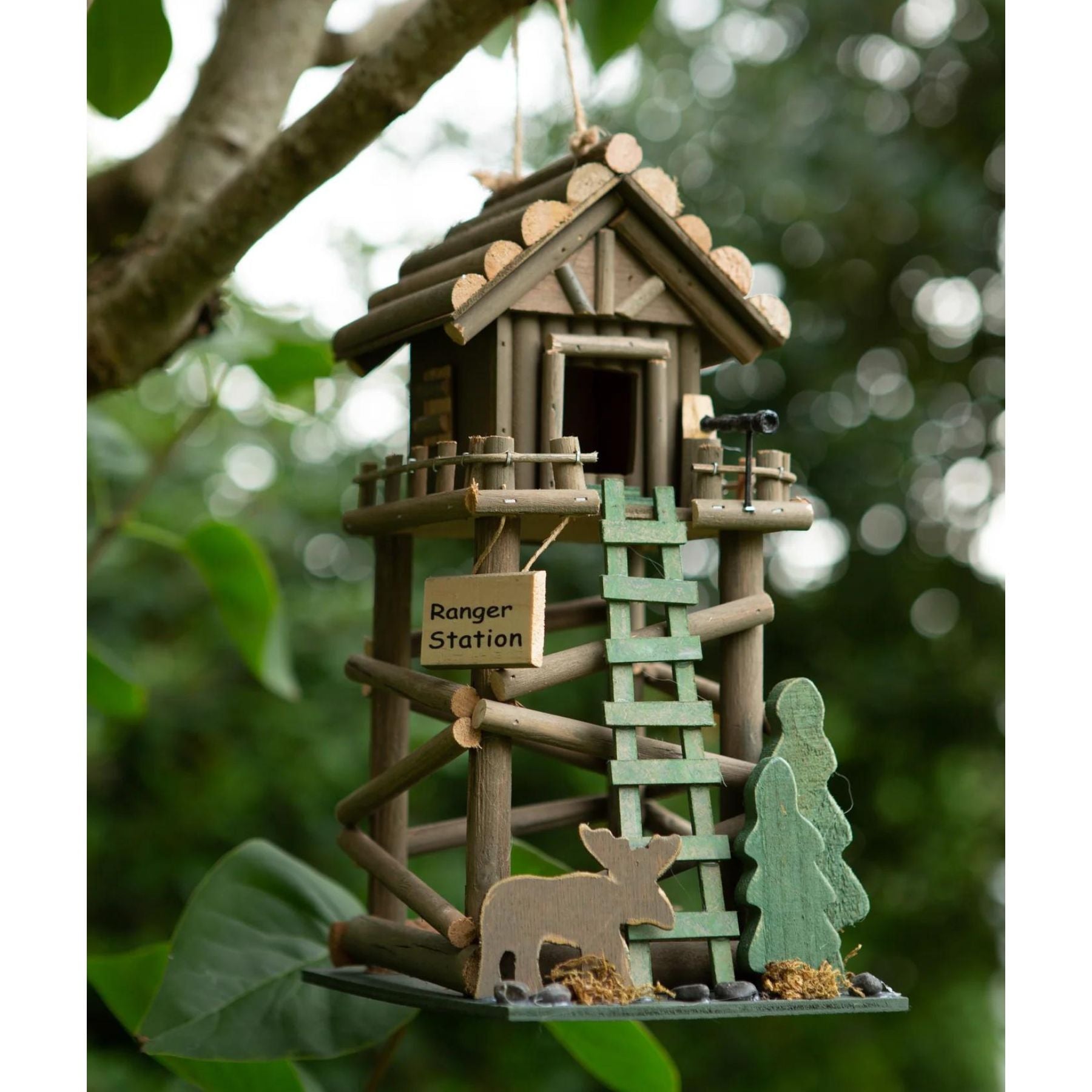 Ranger Station Birdhouse - Saunni Bee - Patio; Lawn & Garden