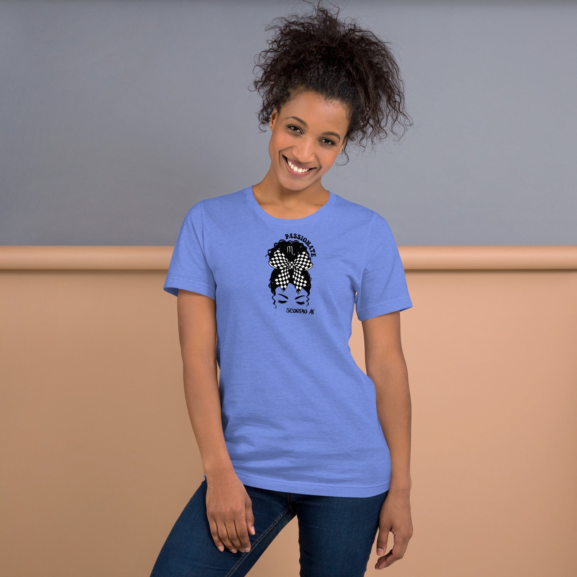 Scorpio AF Unisex T-Shirt – Personalizable Zodiac Gift Idea - Saunni Bee - Zodiac
