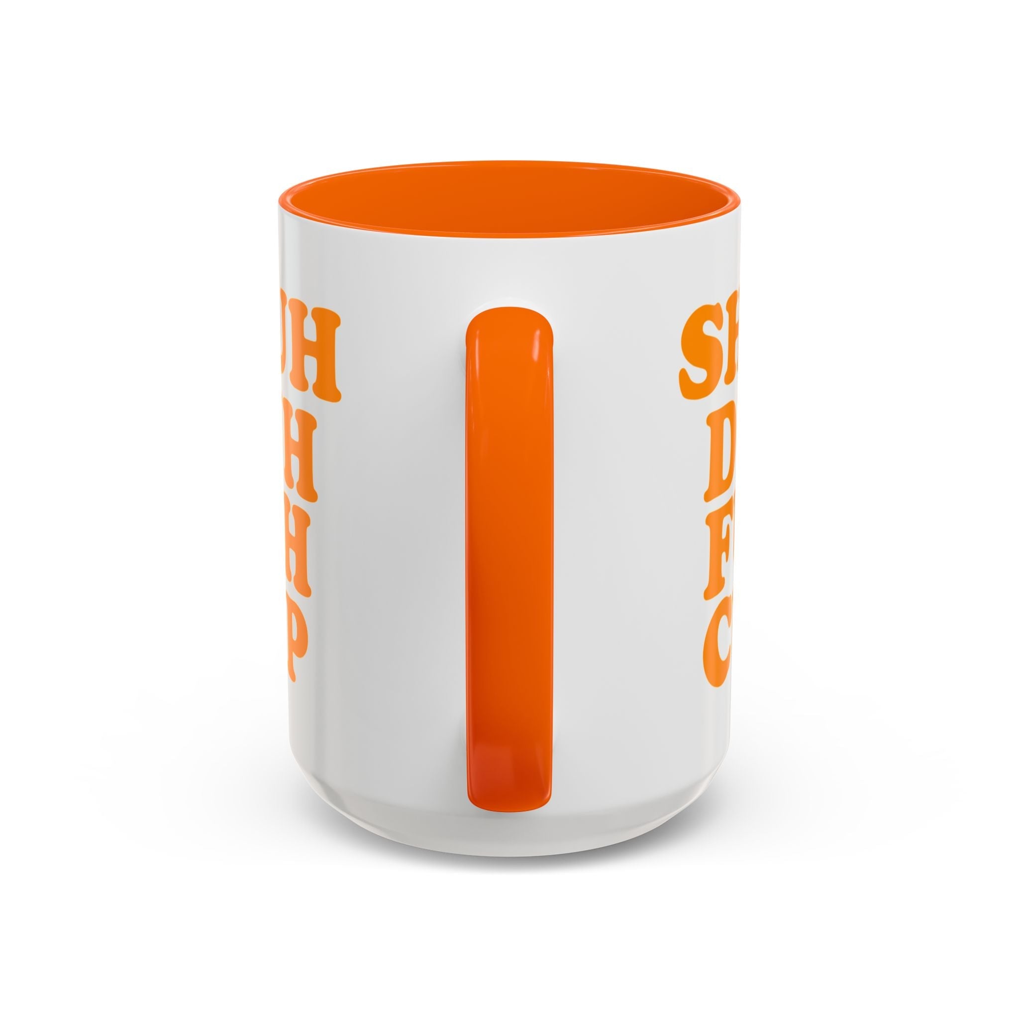 Shuh Duh Fuh Cup Mug, Orange - Saunni Bee - Mug