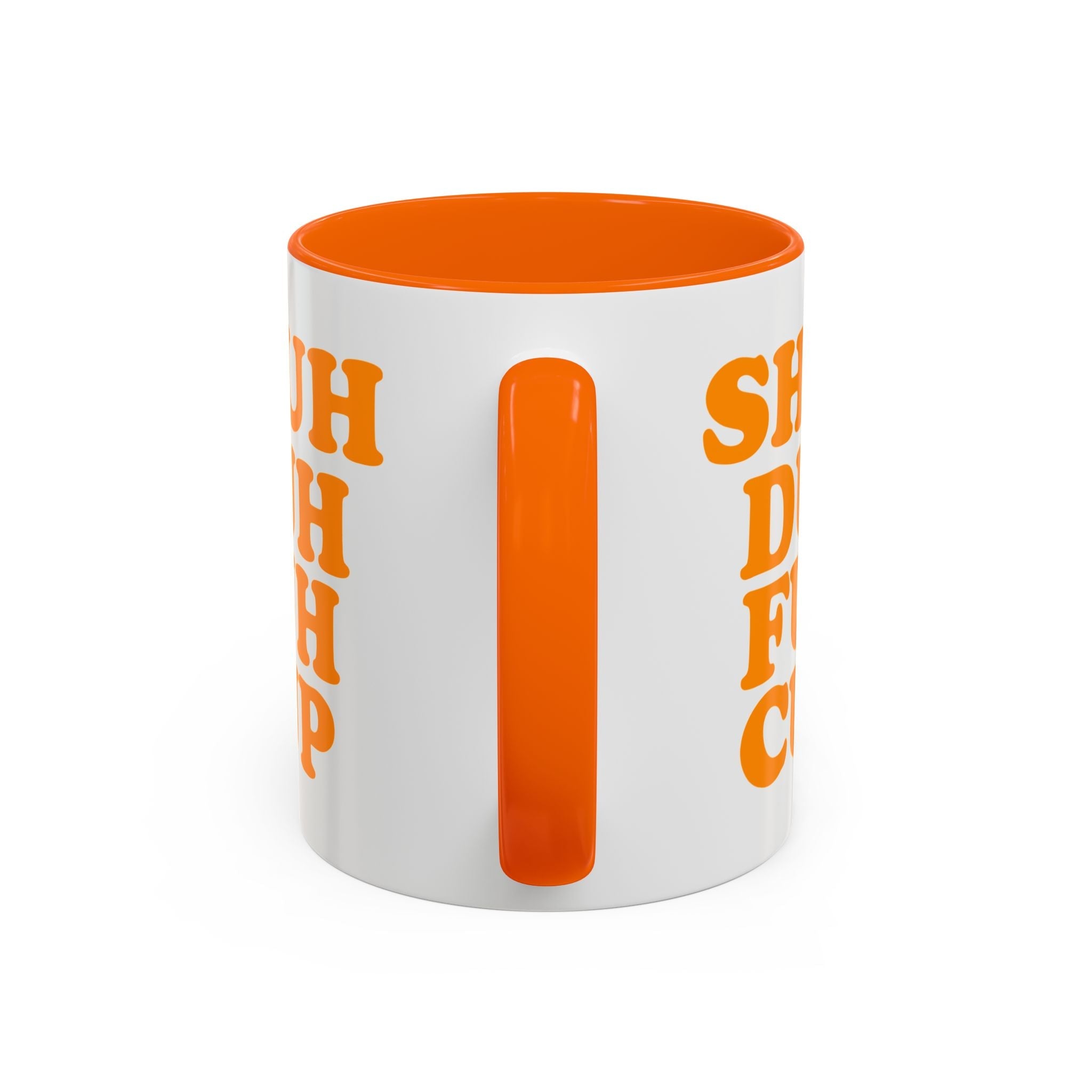 Shuh Duh Fuh Cup Mug, Orange - Saunni Bee - Mug