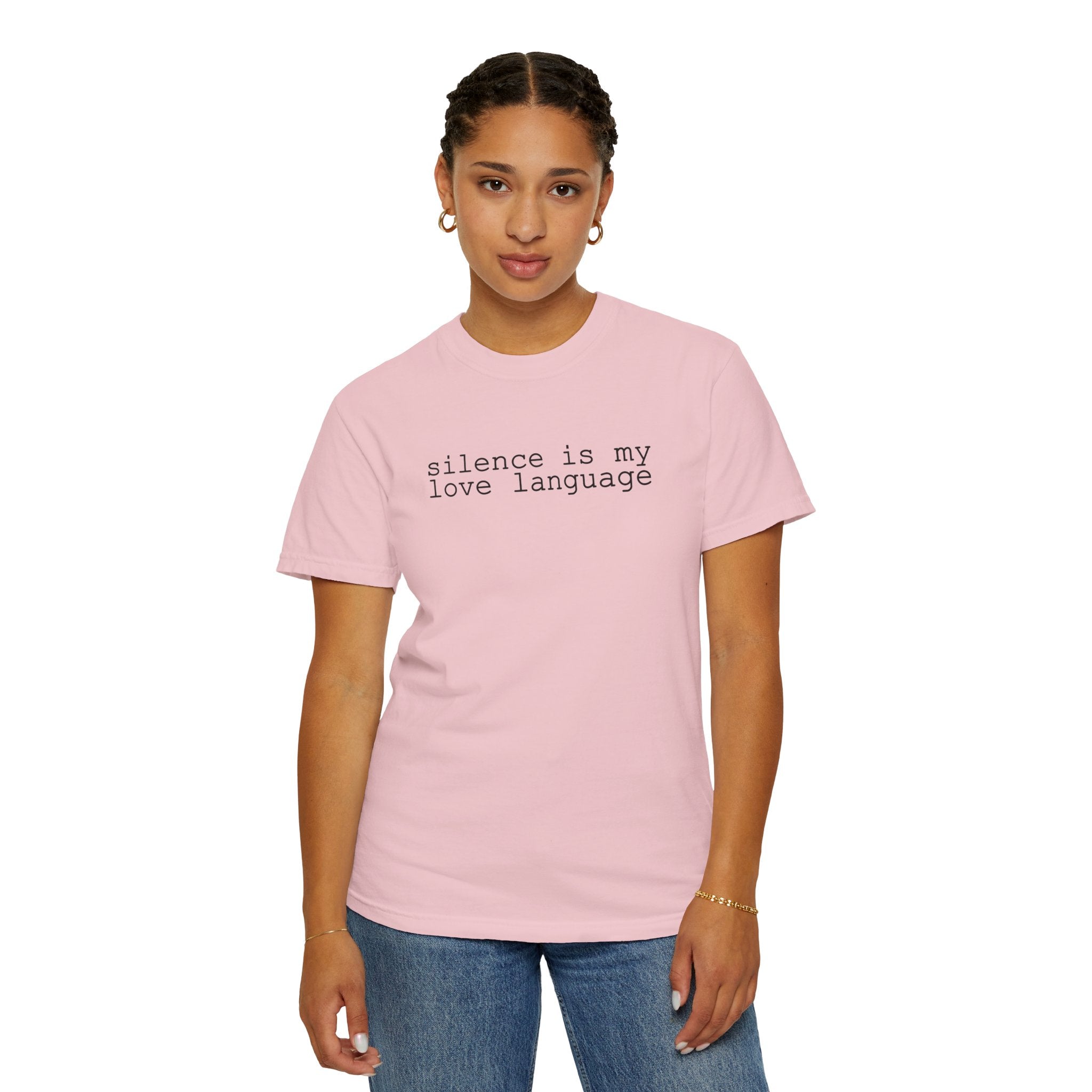 Silence Is My Love Language T Shirt - Saunni Bee - Dry Humor