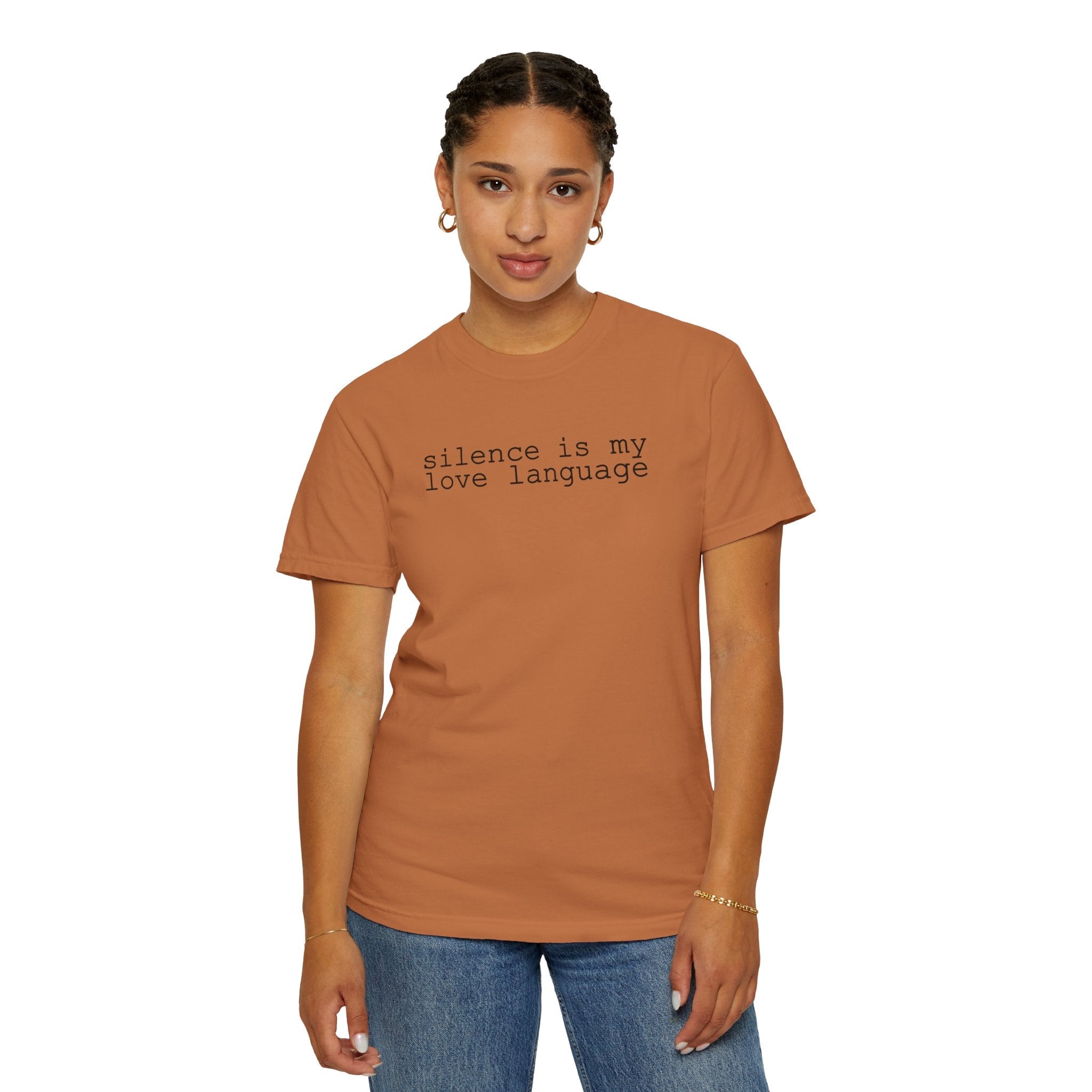 Silence Is My Love Language T Shirt - Saunni Bee - Dry Humor