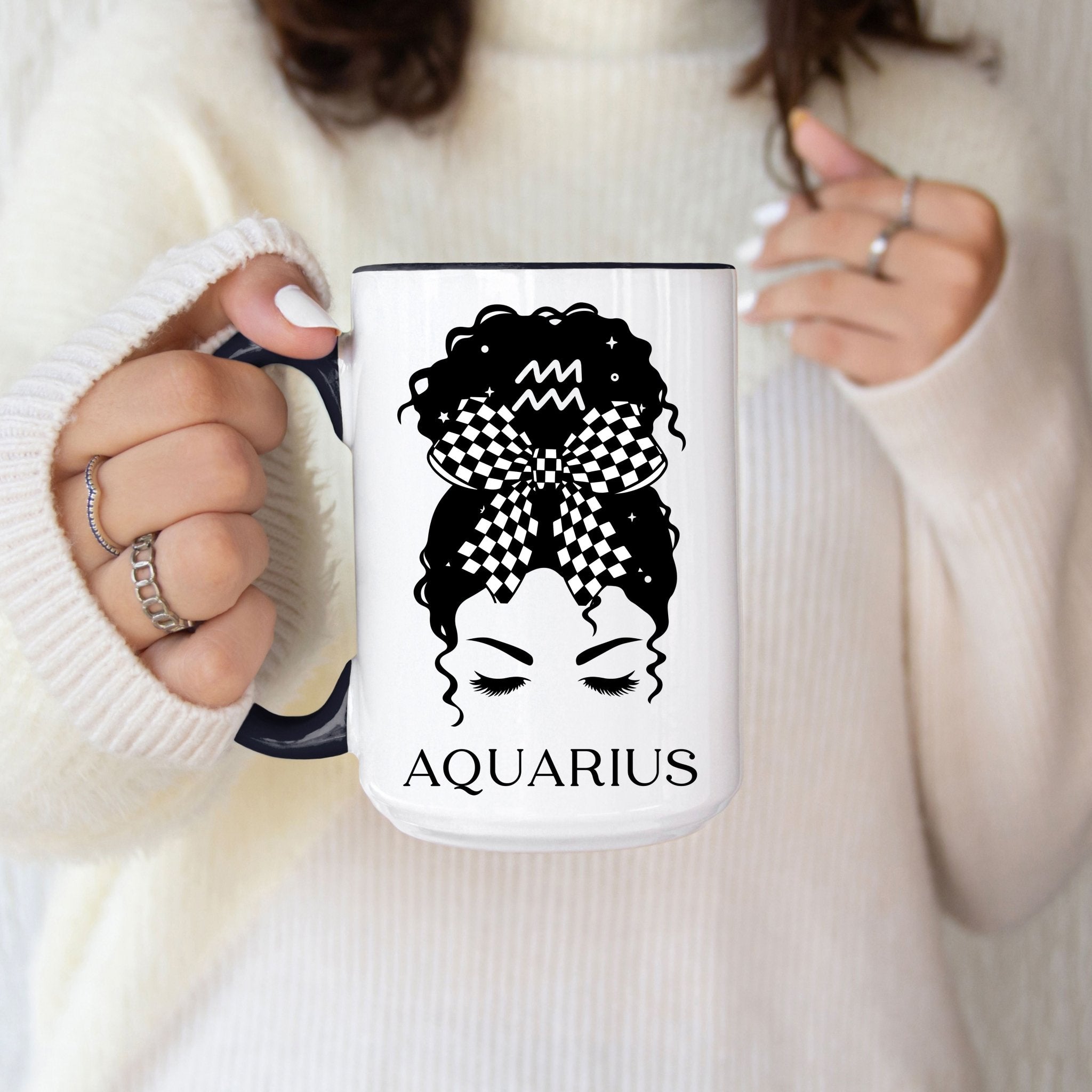Stellar Sips—Customizable Zodiac Mug - Saunni Bee - Zodiac | Celestial