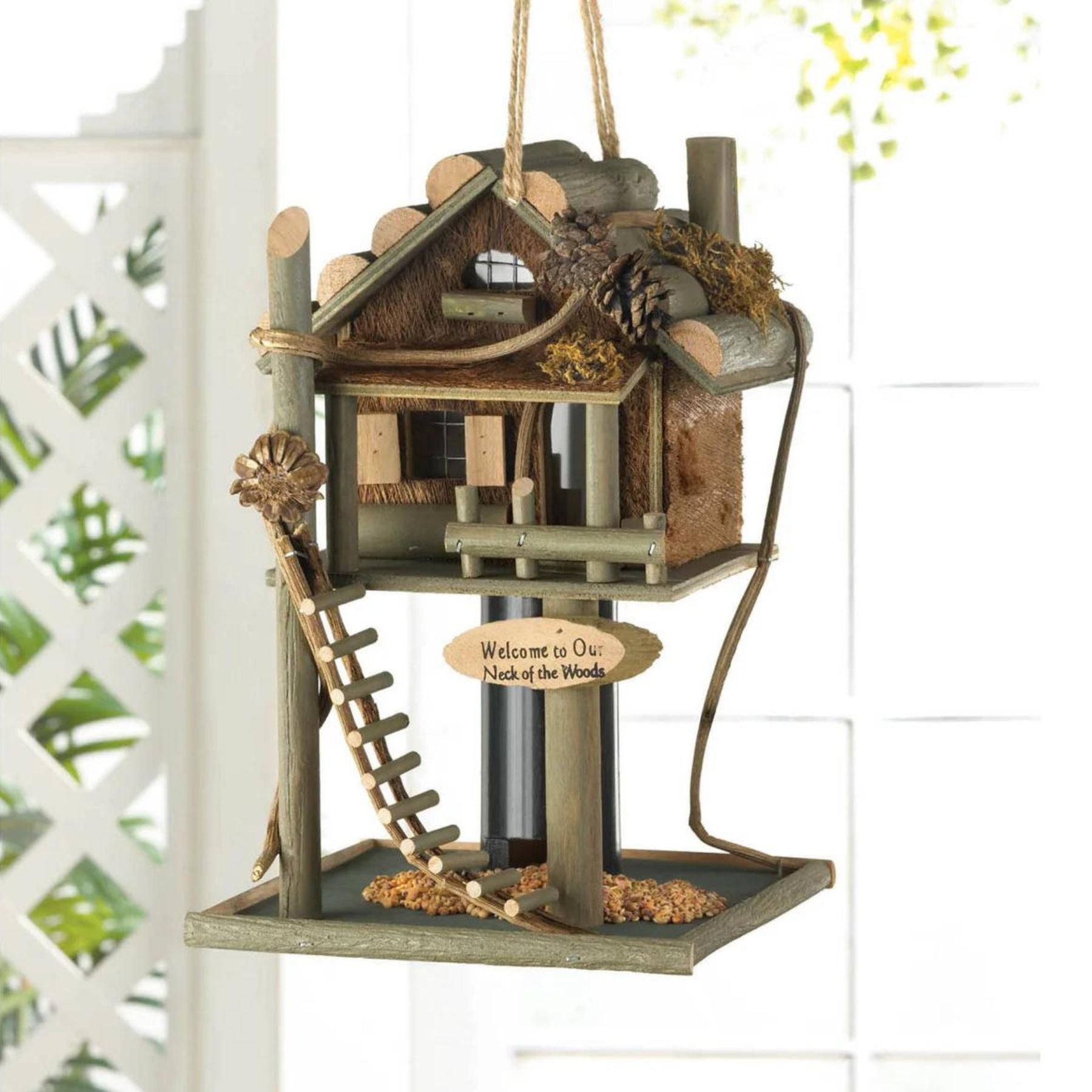 Tree House Bird Feeder - Saunni Bee - Bird Feeder