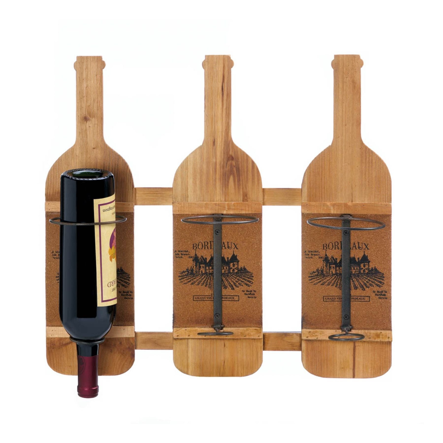 Wall Mounted Wine Rack - Saunni Bee - Wine Bottle Holders