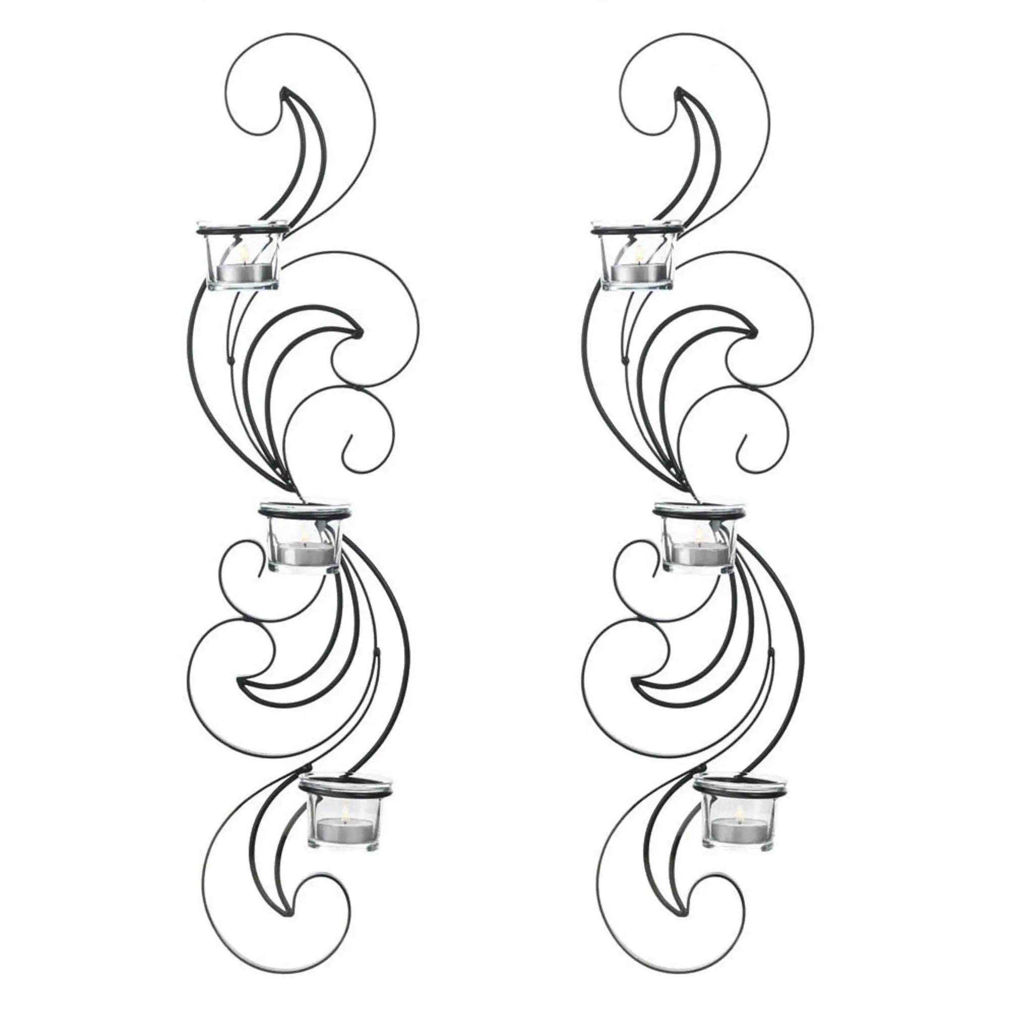 Wisp Candle Sconce Set