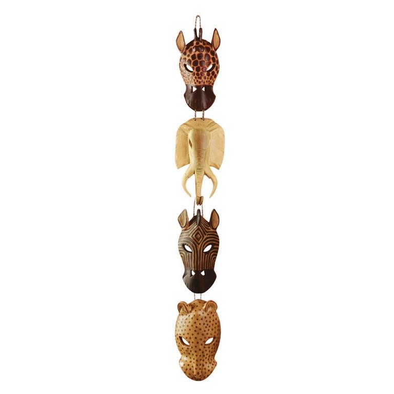Animal Masks Wall Plaque - Saunni Bee - Home Decor