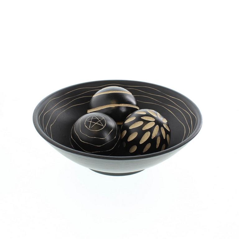 Artisan Deco Bowl and Balls - Saunni Bee - Home Decor