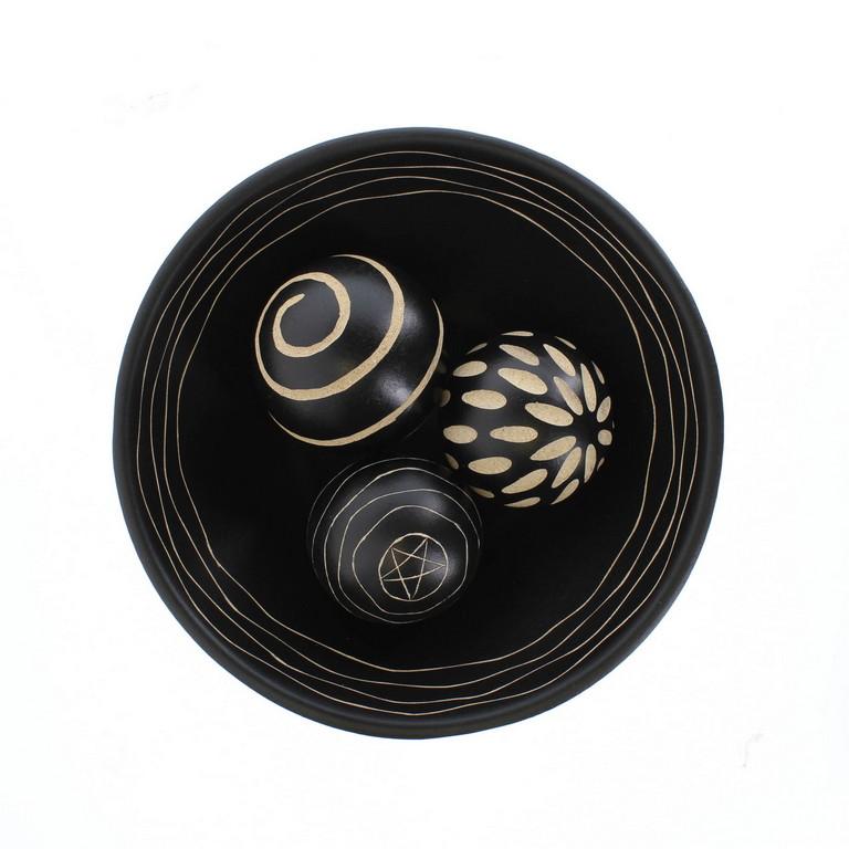 Artisan Deco Bowl and Balls - Saunni Bee - Home Decor
