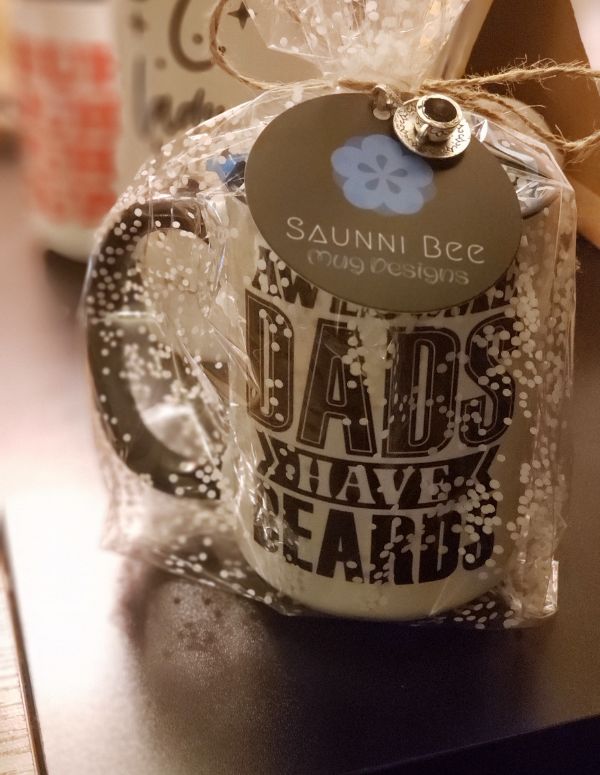 Awesome Dads Have Beards Mug - Saunni Bee - Mugs