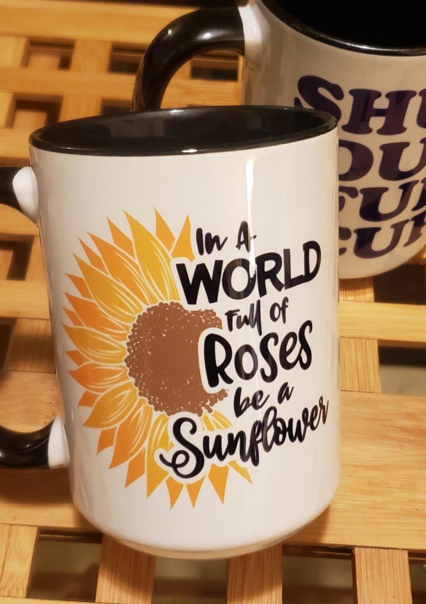 Be A Sunflower Mug - Saunni Bee -