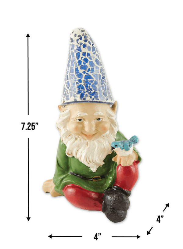 Cherry Gnome Solar Statue - Saunni Bee - Sculptures & Statues
