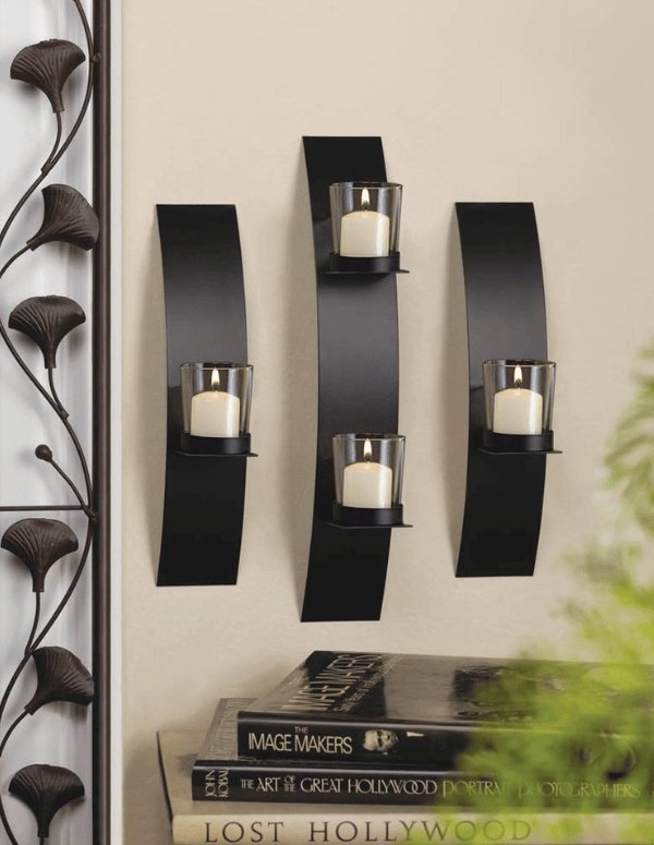 Contemporary Wall Sconce Trio - Saunni Bee - Lighting