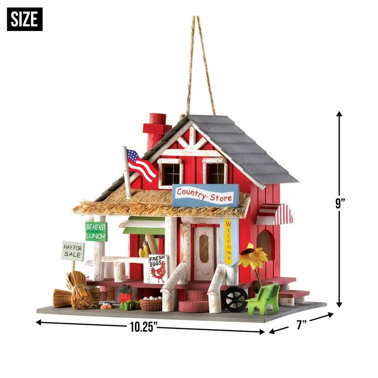 Country Store Birdhouse - Saunni Bee - Patio; Lawn & Garden