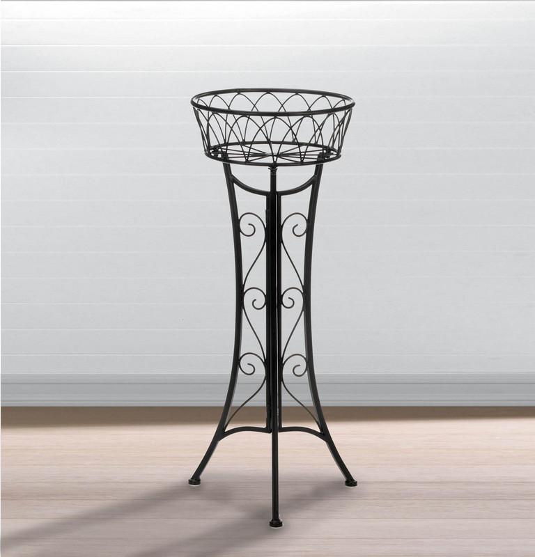 Curlicue Single Plant Stand - Saunni Bee - Patio; Lawn & Garden